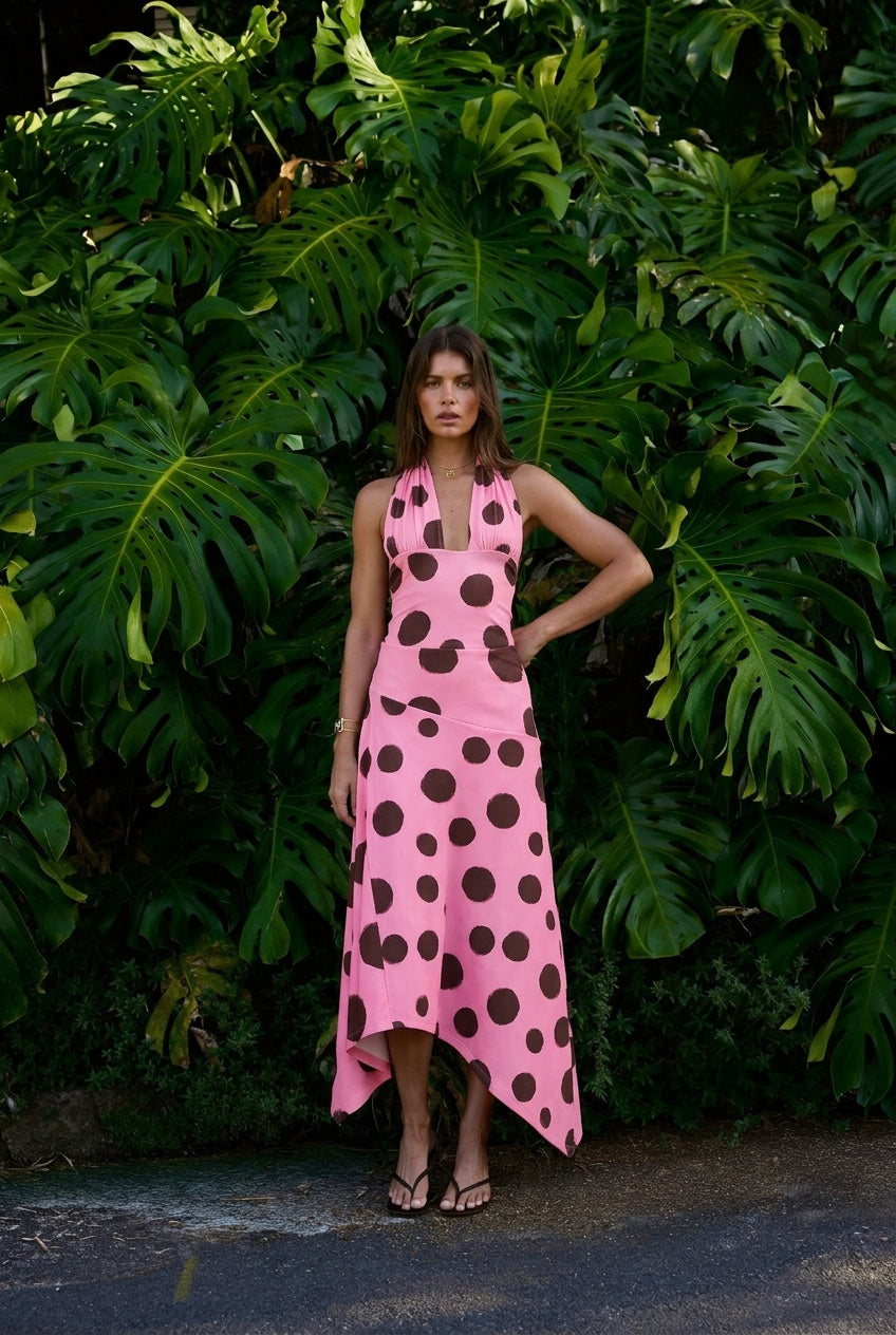 FRENCHIE MIDI SKIRT - BIG DOTTY
