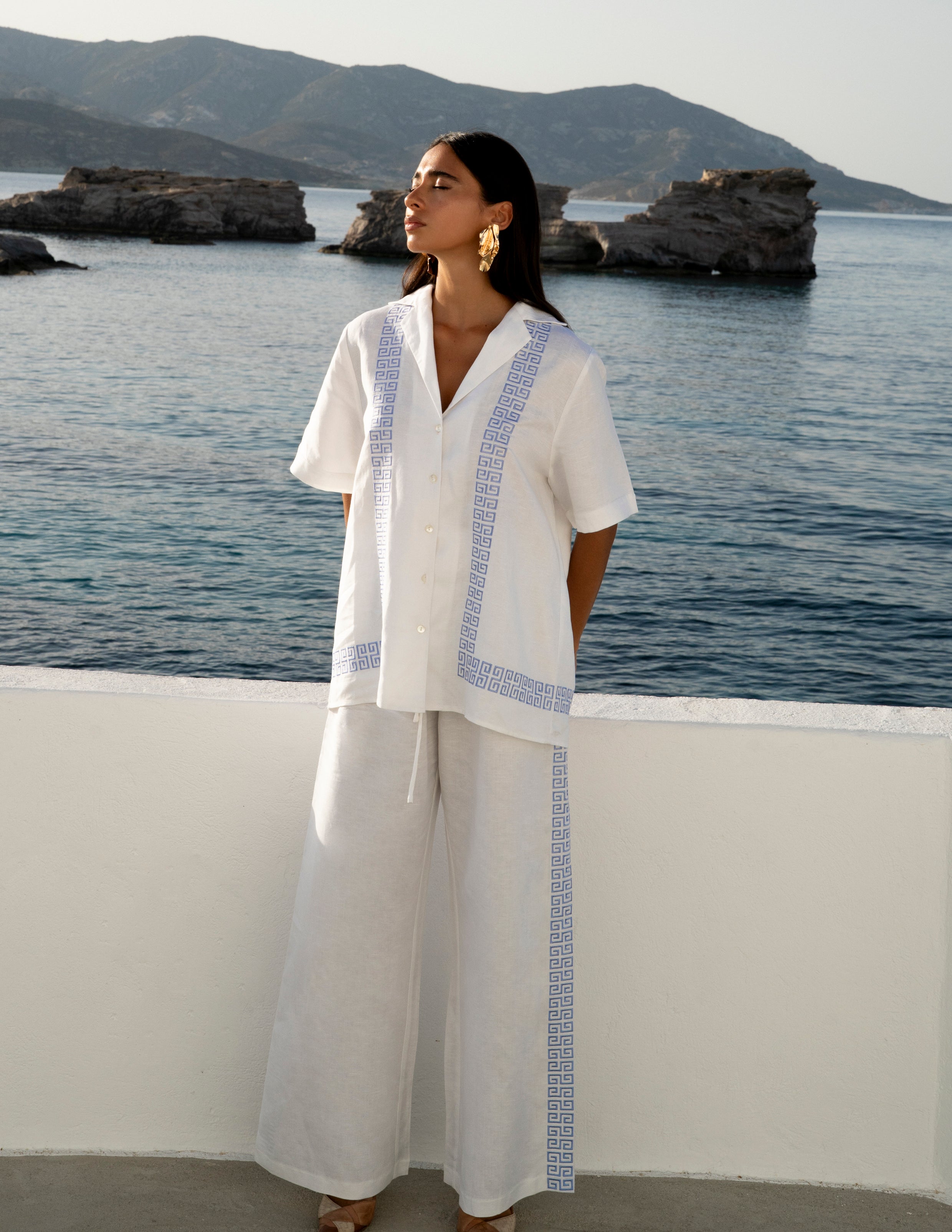 WIDE LEG PANT - SOL SCRIPT