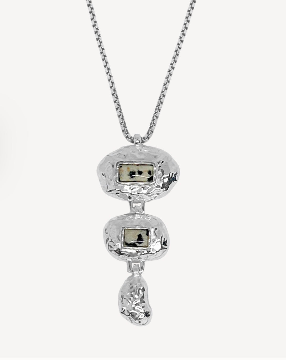 OLIVE NECKLACE | SILVER
