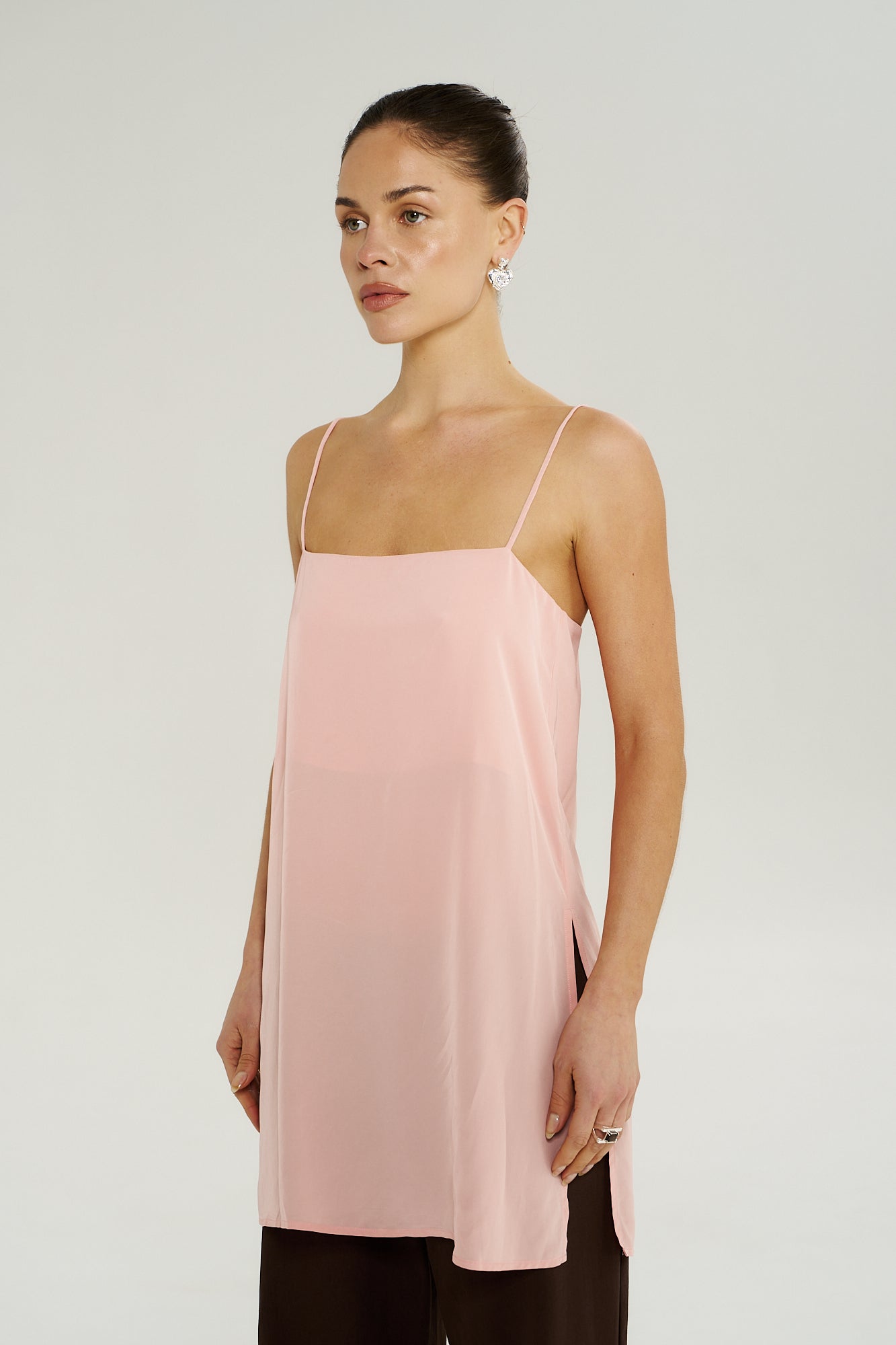 TUNIC TOP - DUSTY ROSE