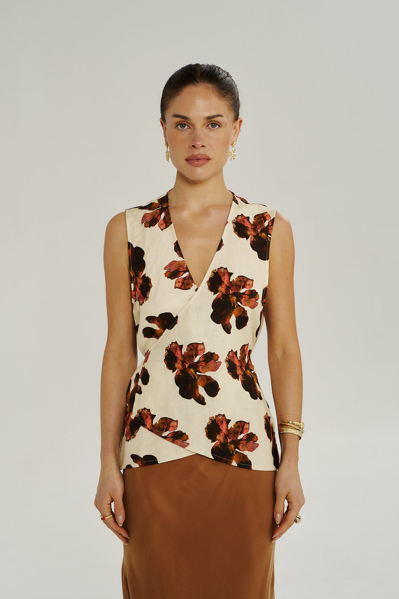 WRAP VEST - BUTTER FLEUR