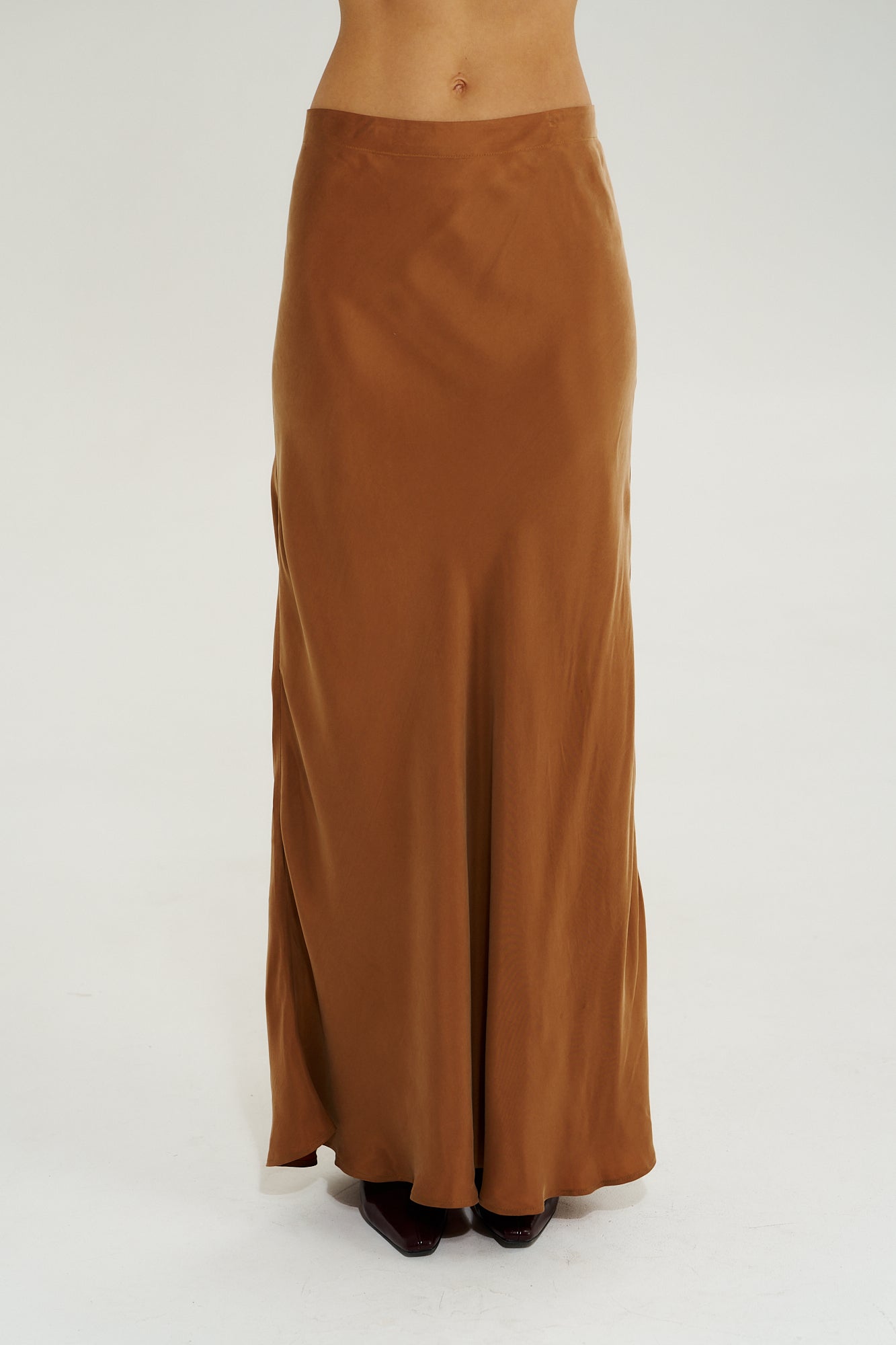 HEIDI MAXI SKIRT - TOFFEE