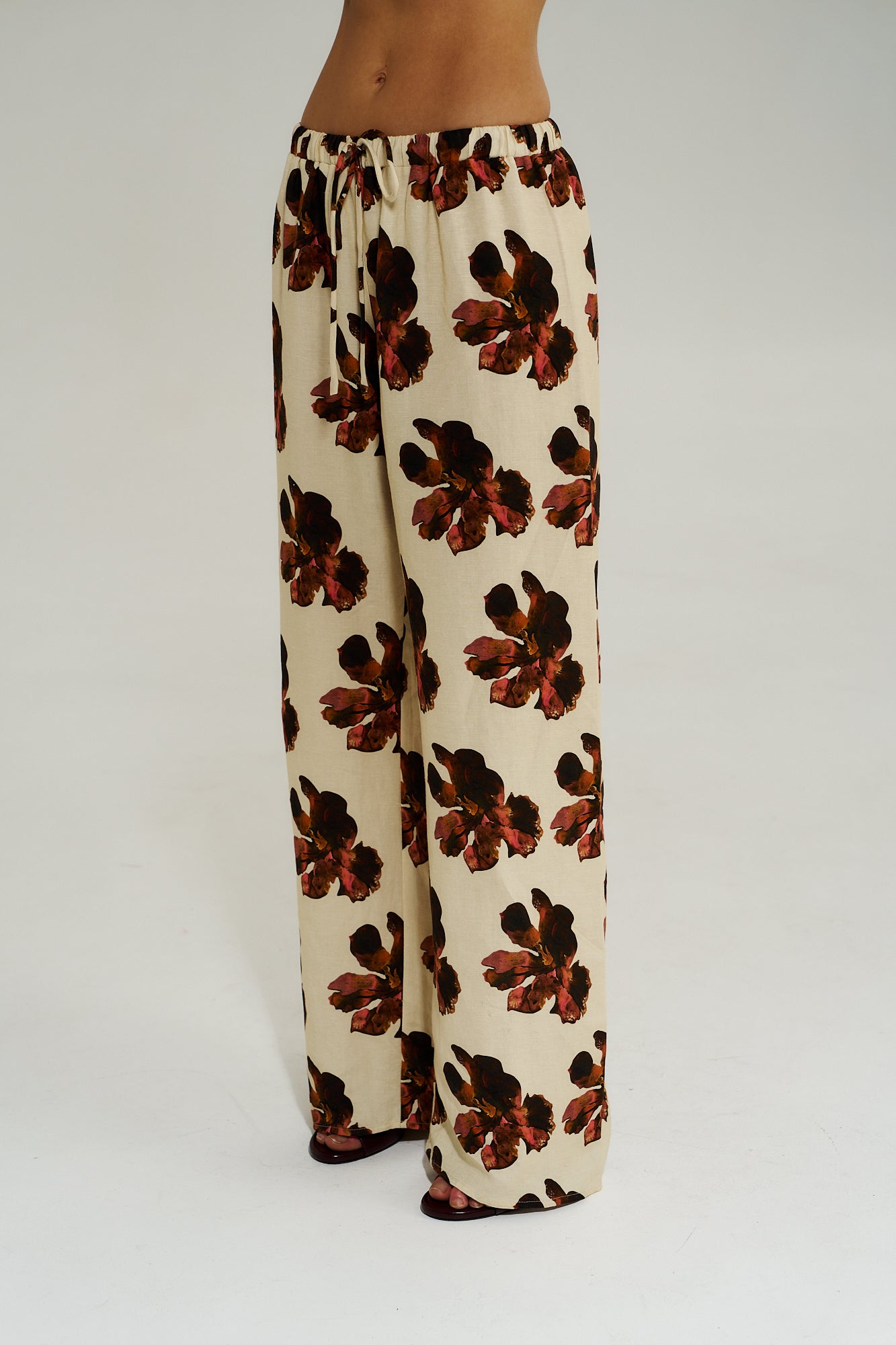 WIDE LEG PANT - BUTTER FLEUR