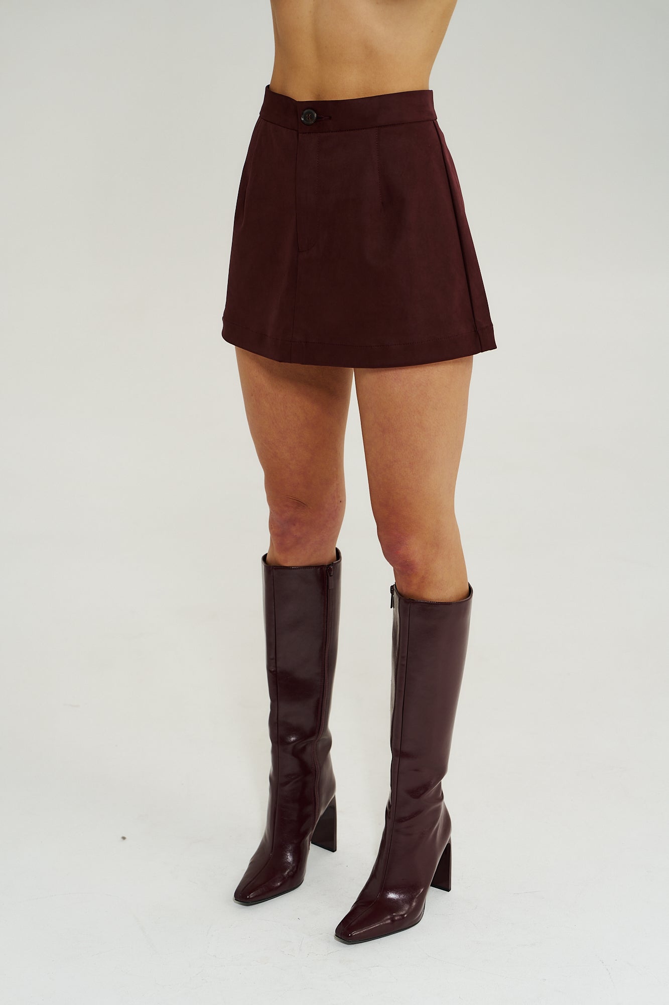 A LINE SKIRT - SYRAH