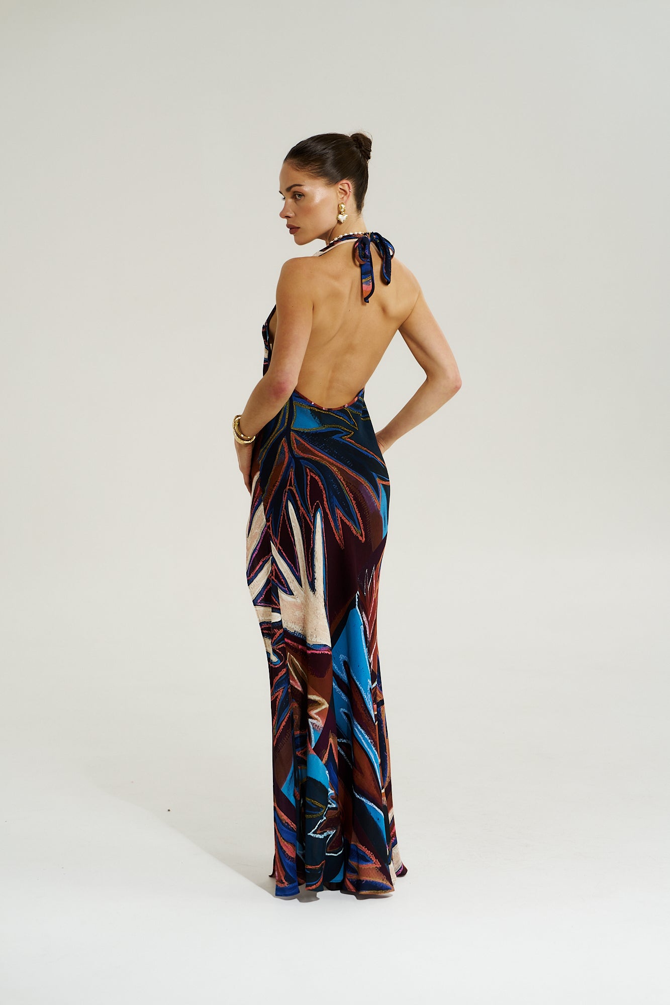ZOE MAXI DRESS - BORDEAUX