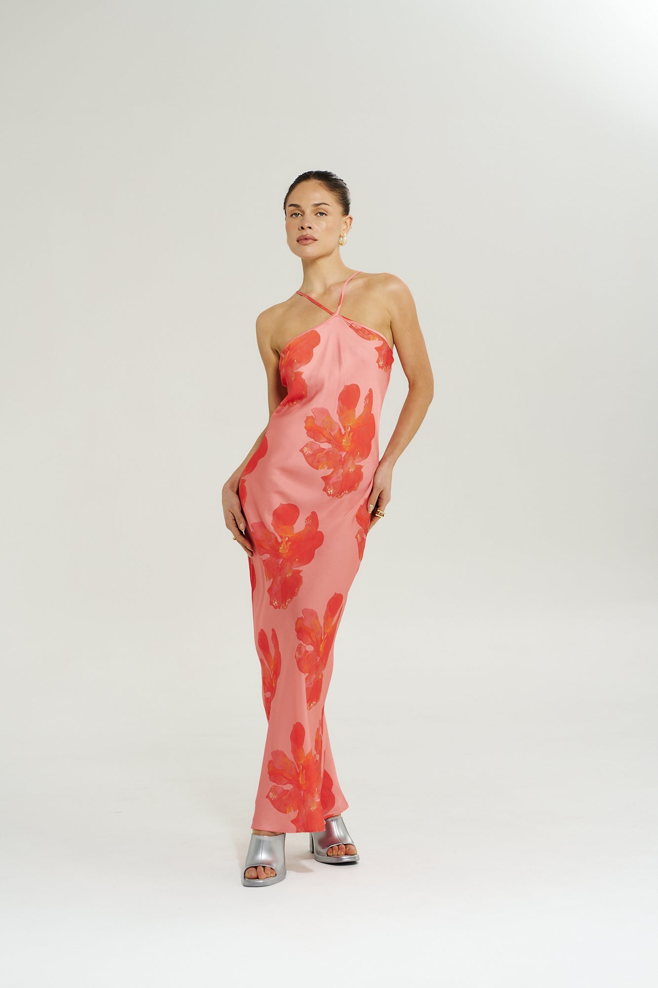CHLOE MAXI - PEACH PETALS