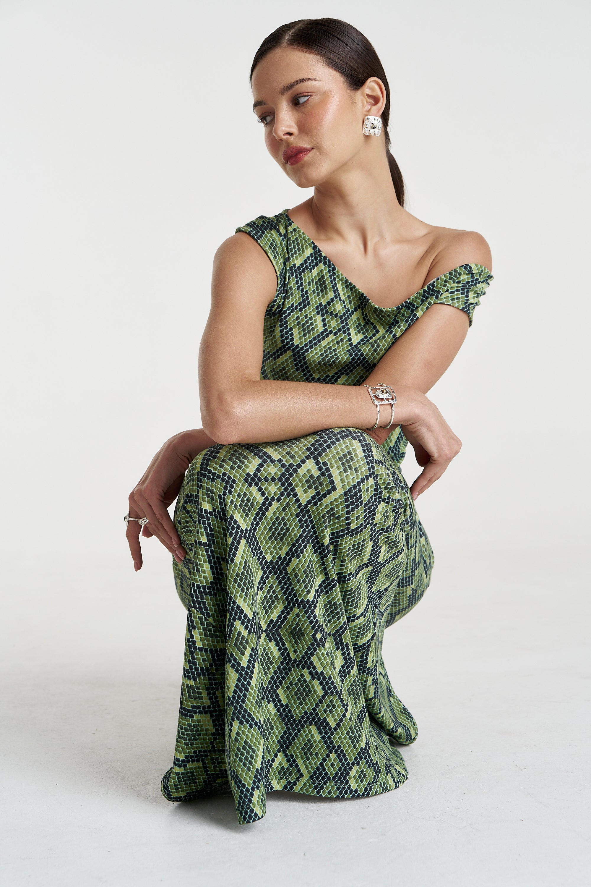 RUMI MAXI DRESS - VIPER