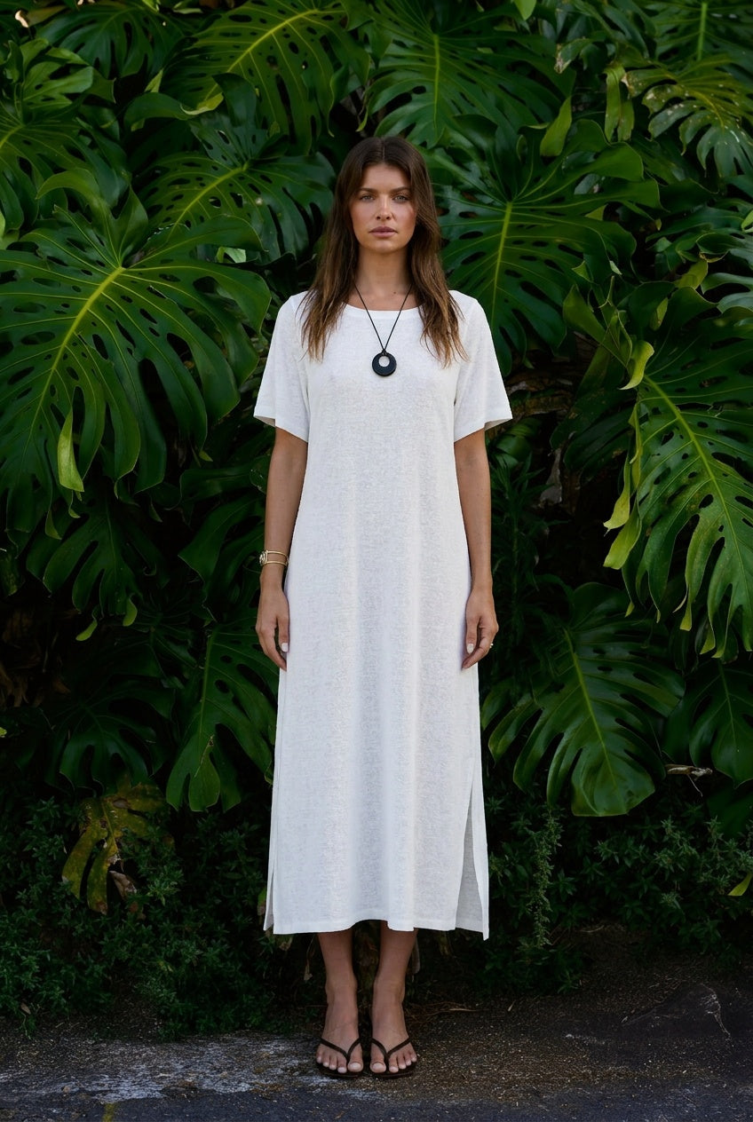 TEE MAXI - WHITE
