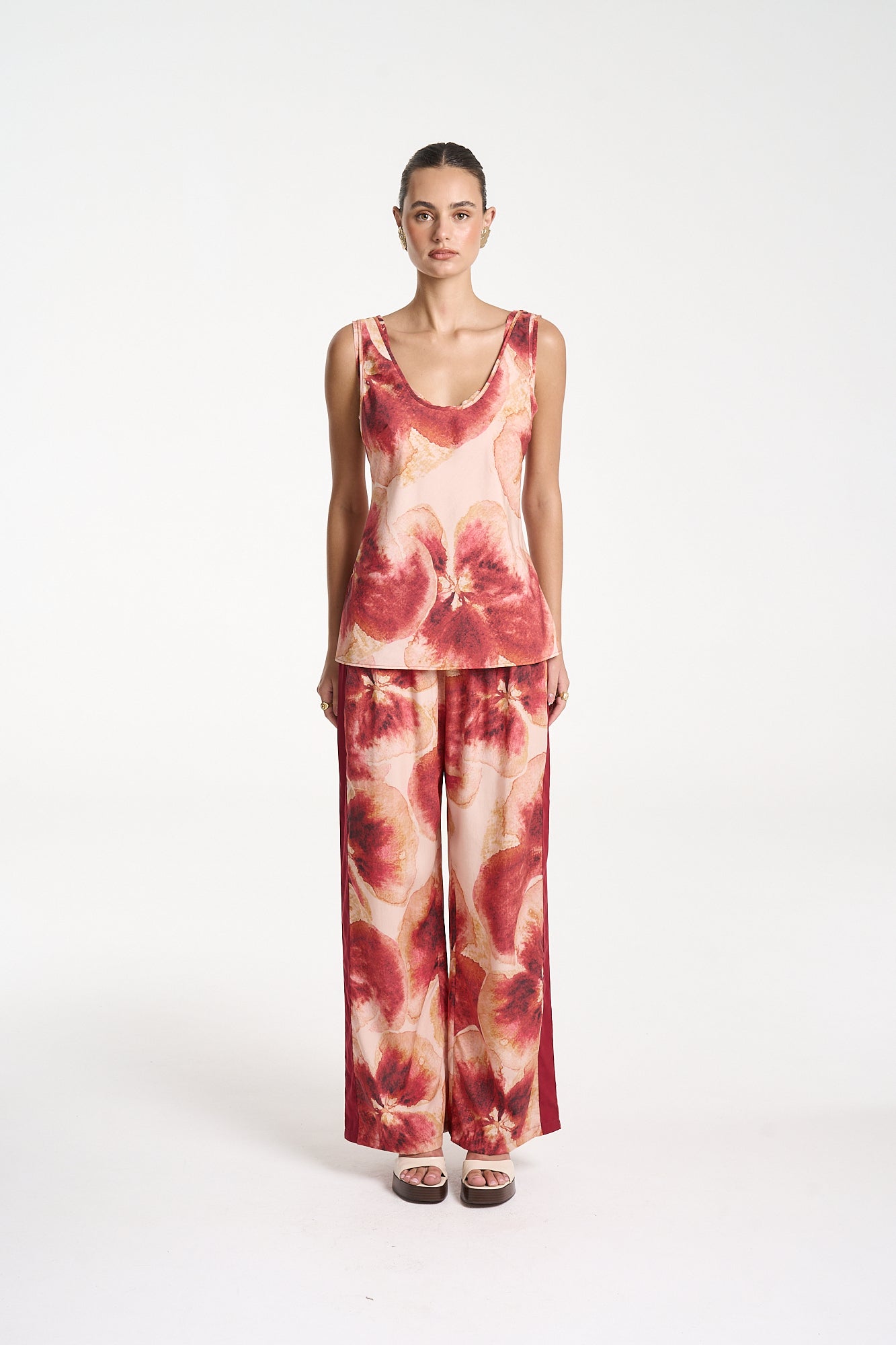 SCOOP NECK CAMI - ALOHA