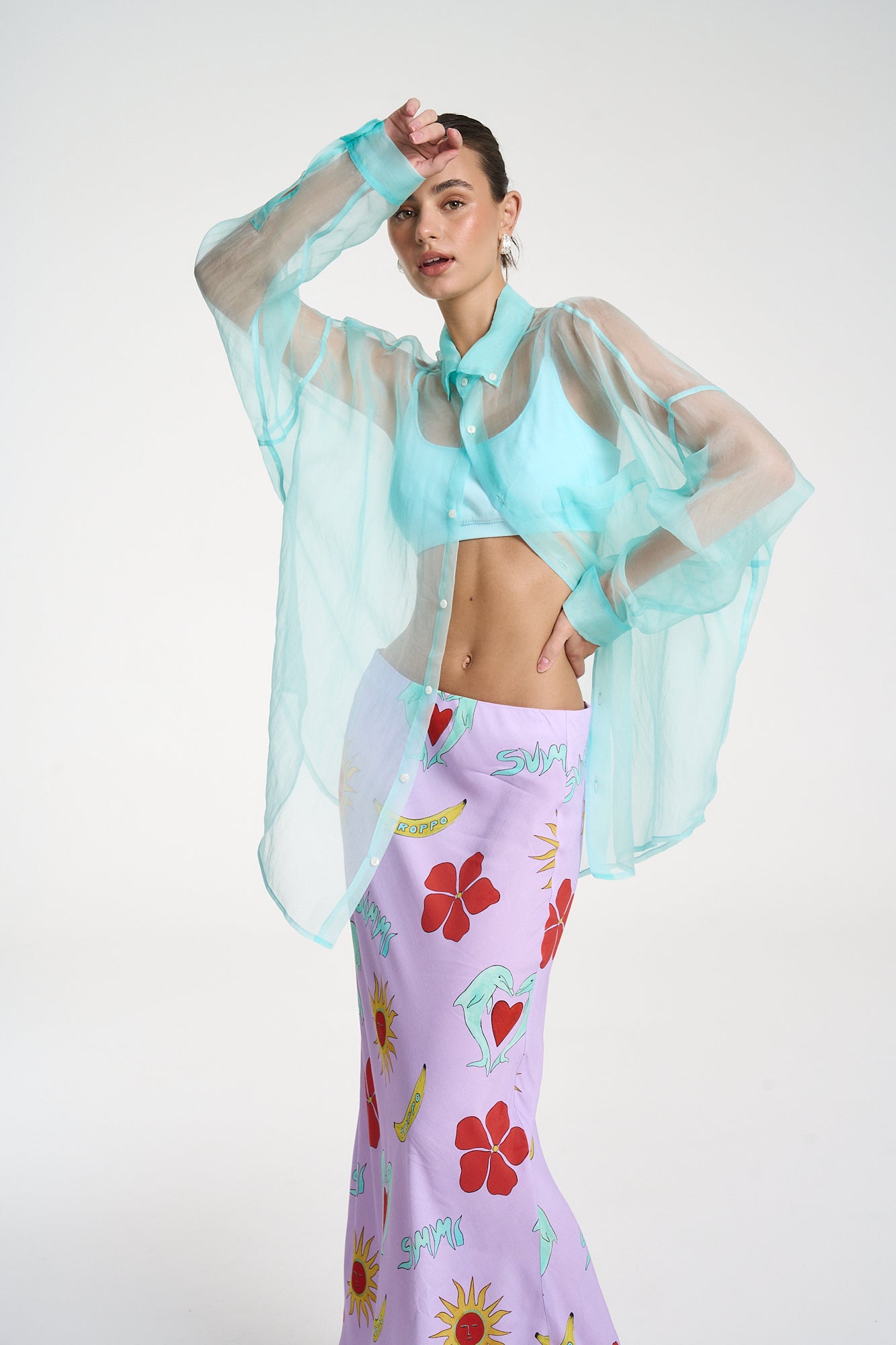 SLIP SKIRT - LILAC TROPPO