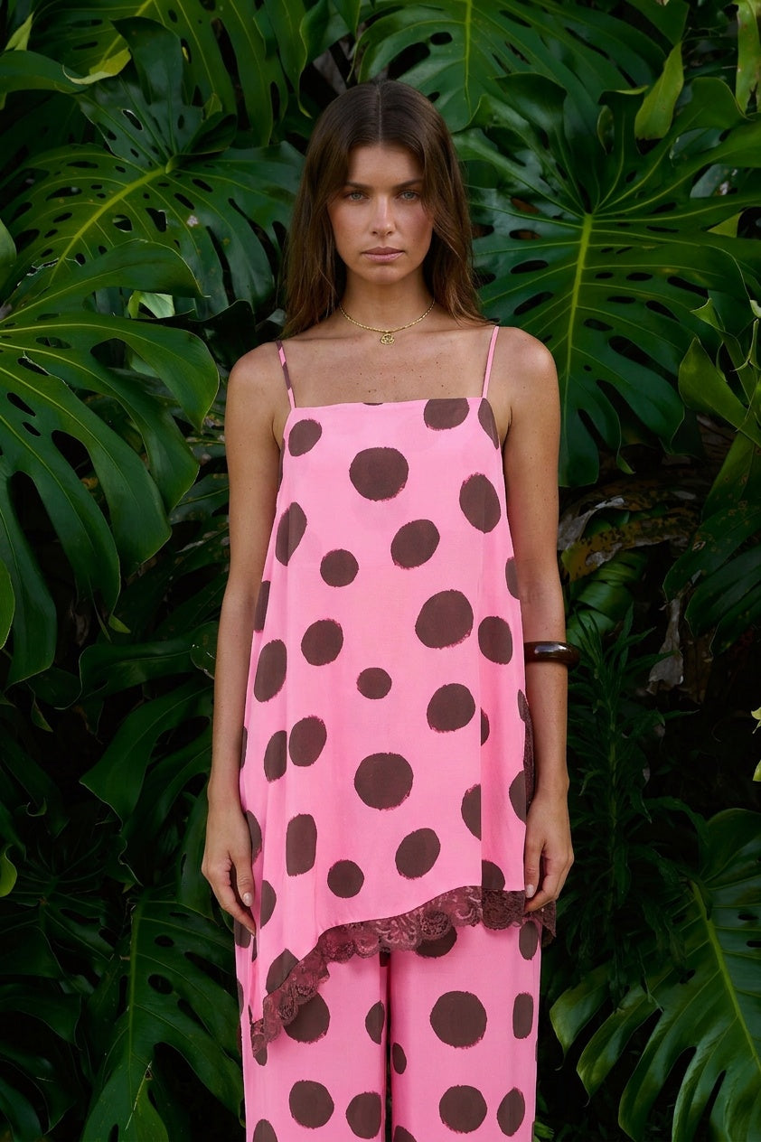 ASYM SHIFT TOP - BIG DOTTY