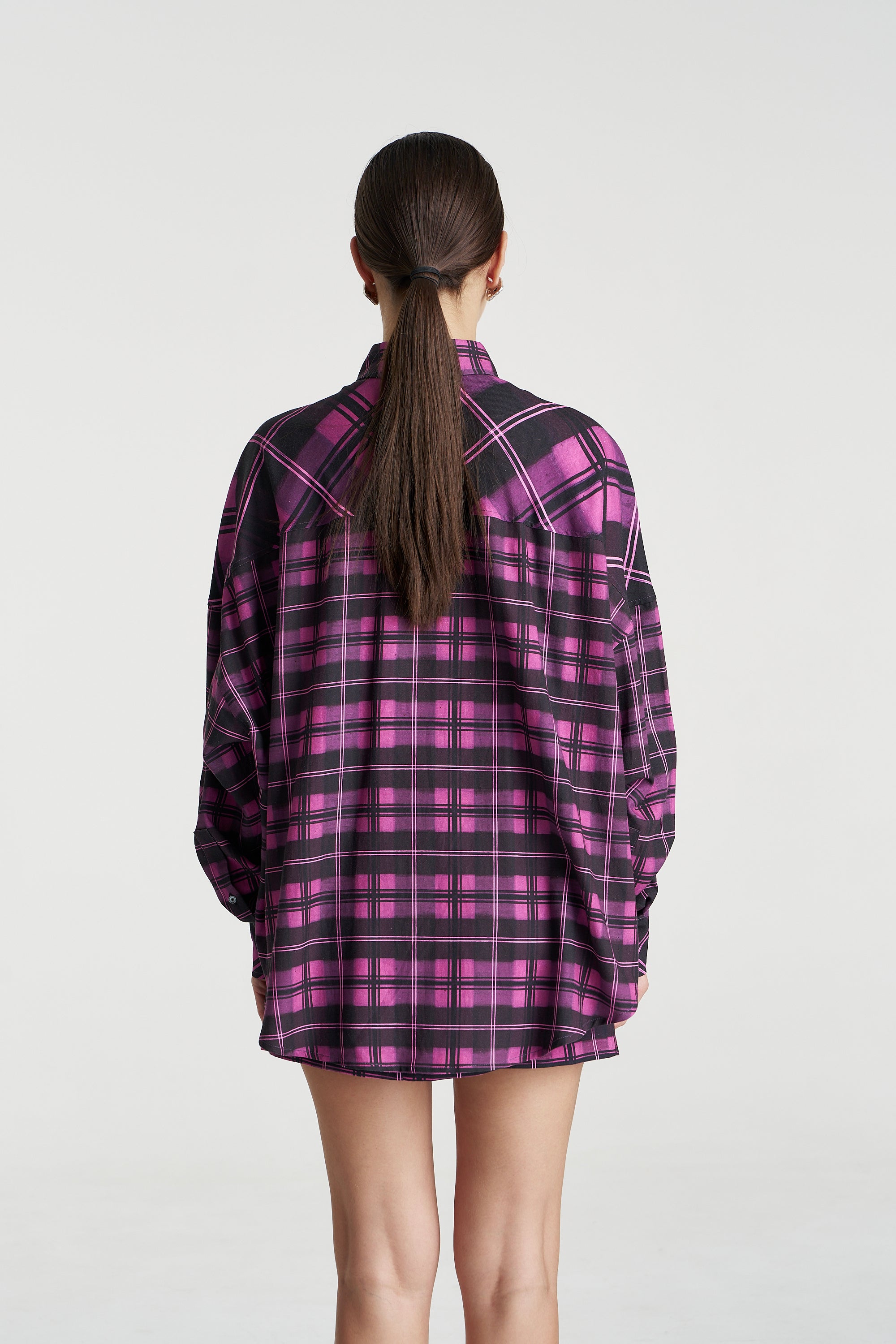 PLAID LS SHIRT - AZALEA PLAID