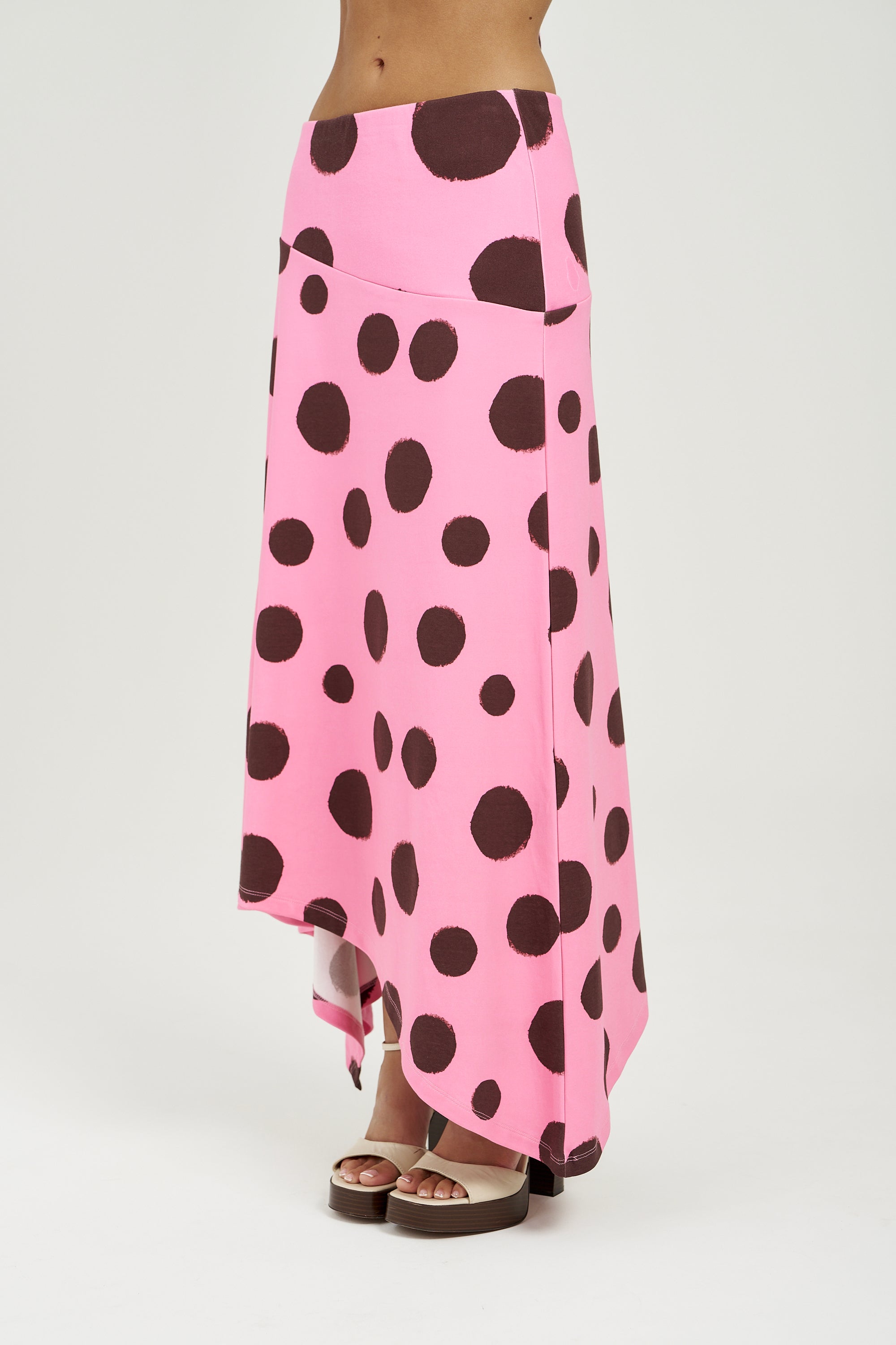 FRENCHIE MIDI SKIRT - BIG DOTTY