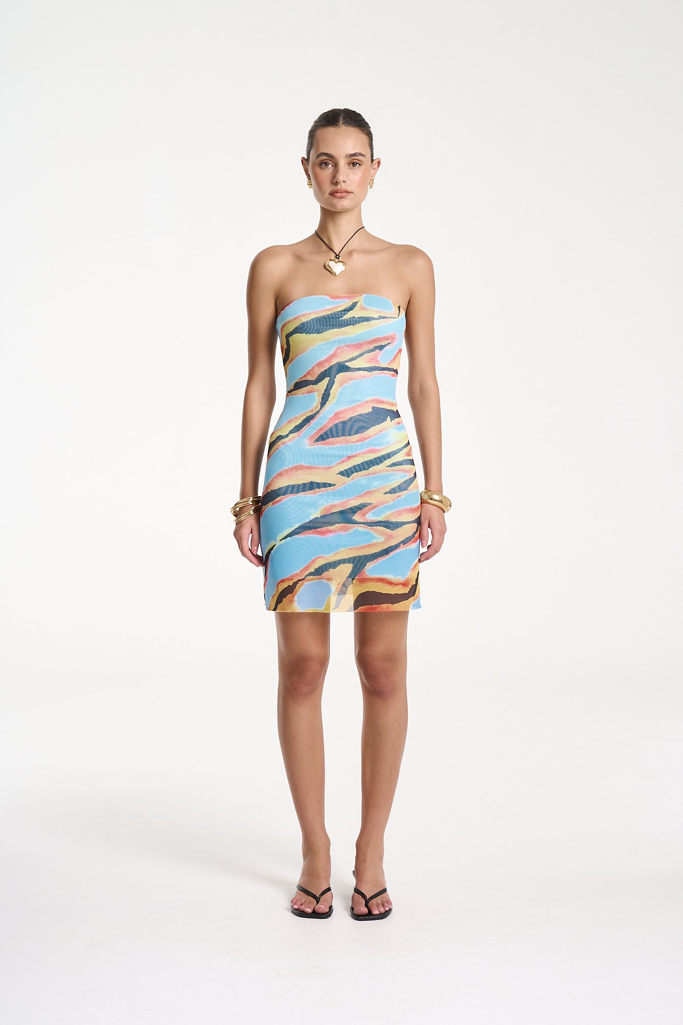 STRAPLESS MESH MINI - ZANZIBAR