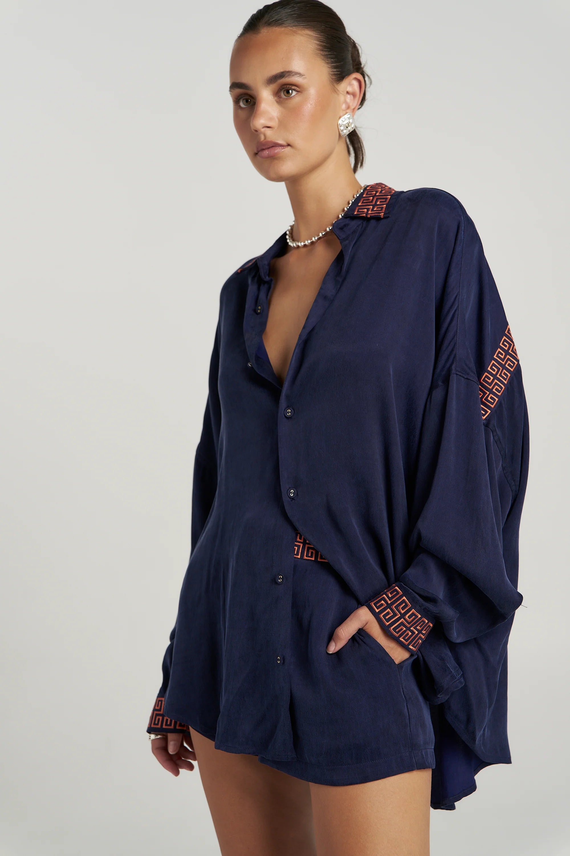 SIG LS SHIRT - NAVY