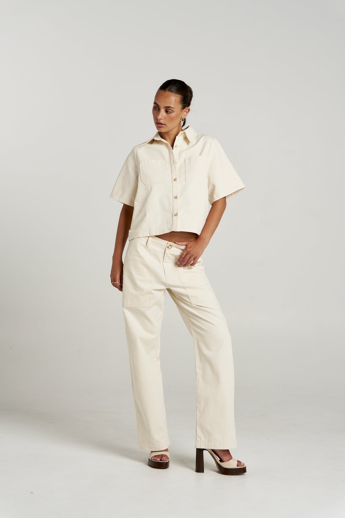 CARPENTER SS SHIRT - ECRU