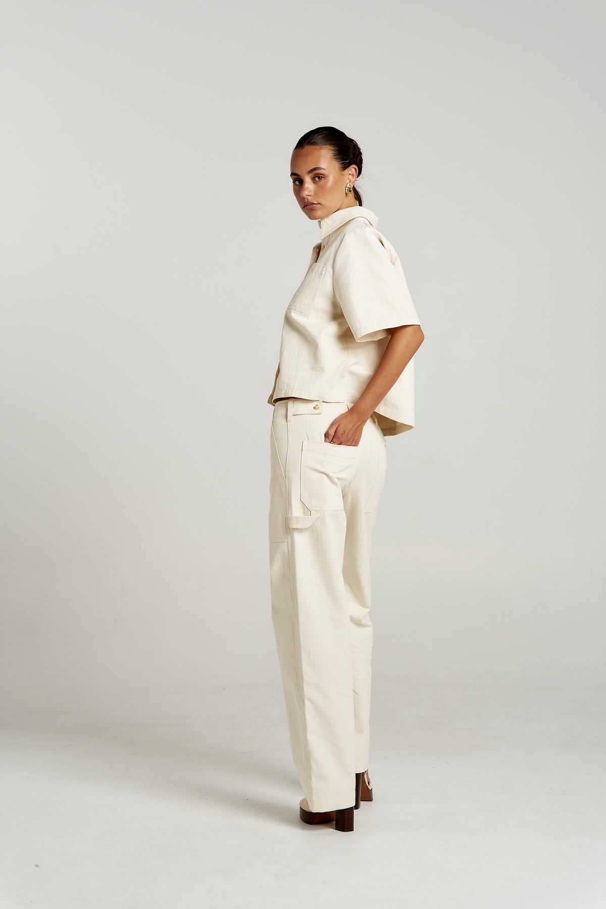 CARPENTER SS SHIRT - ECRU