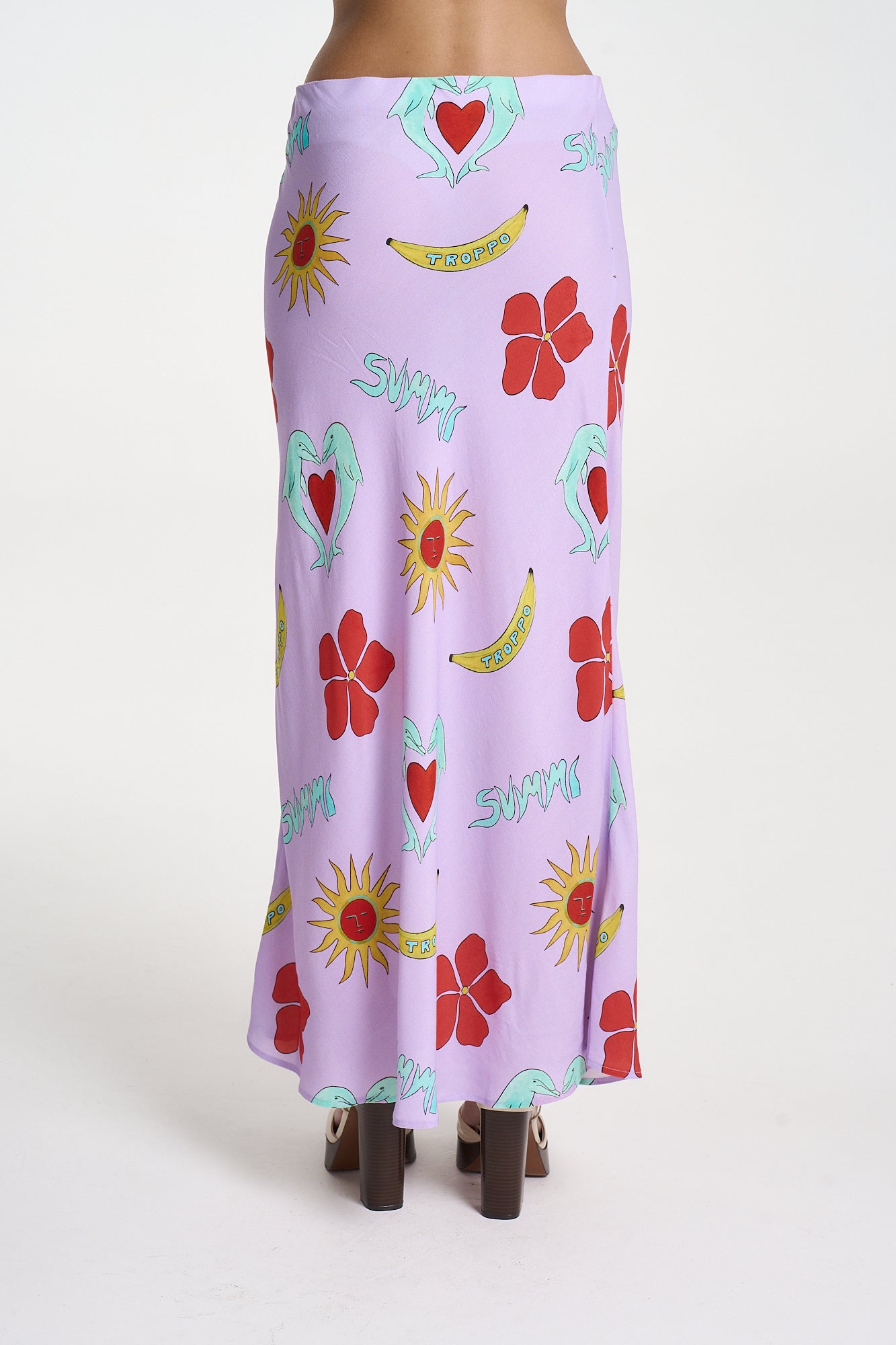 SLIP SKIRT - LILAC TROPPO
