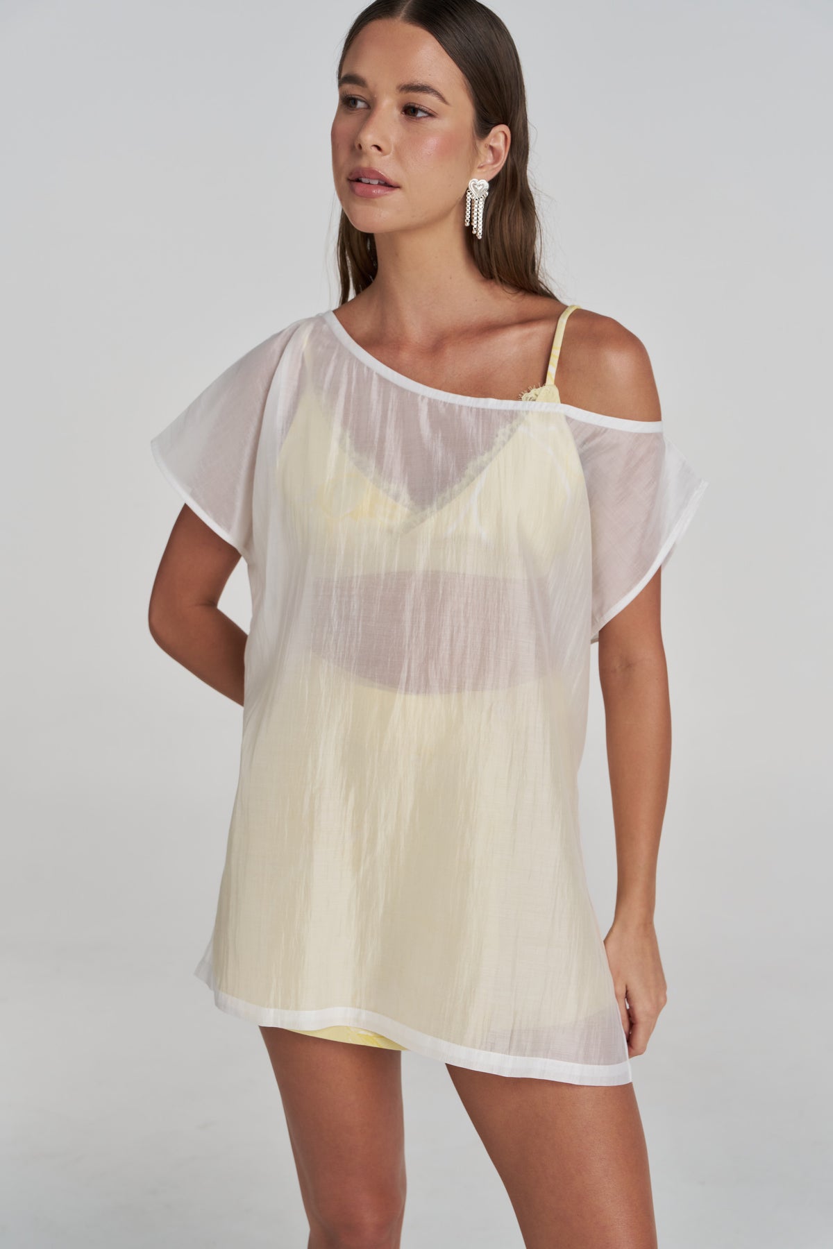 CROSS ME BRALETTE - MAGNOLIA