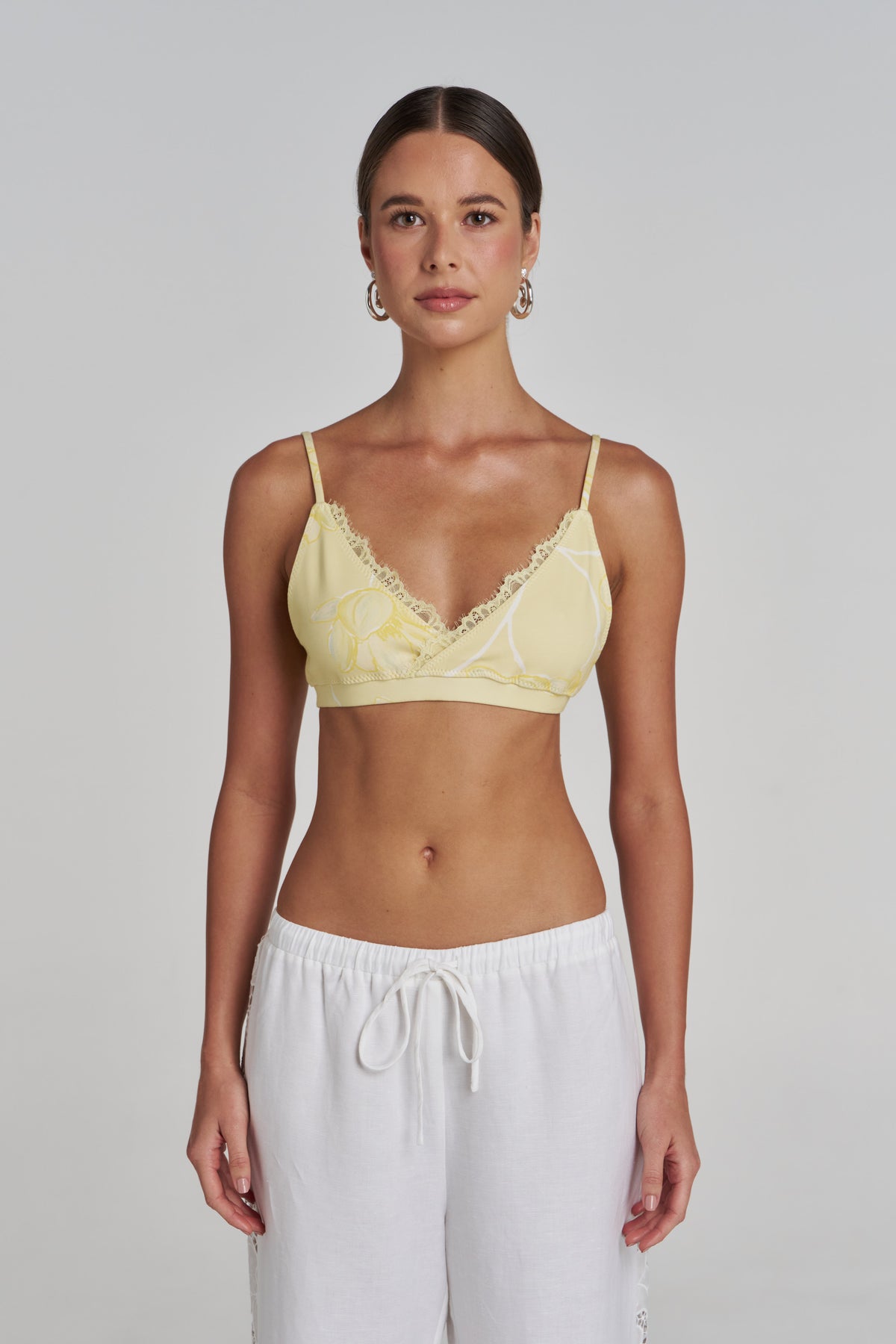 CROSS ME BRALETTE - MAGNOLIA