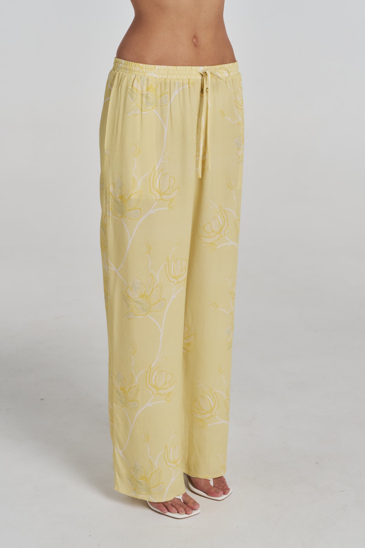 ELASTIC WAIST PANT - MAGNOLIA