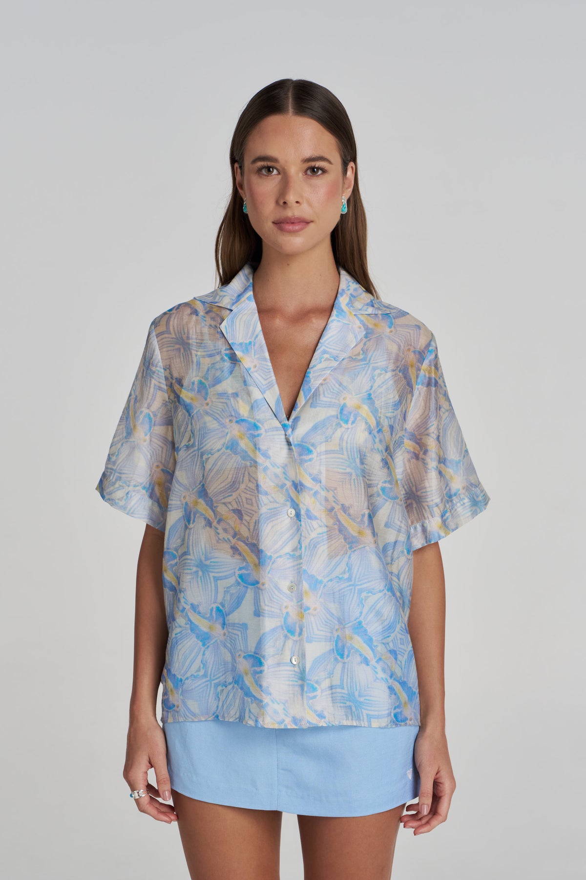 BOHO SS SHIRT - ORCHID PRISM