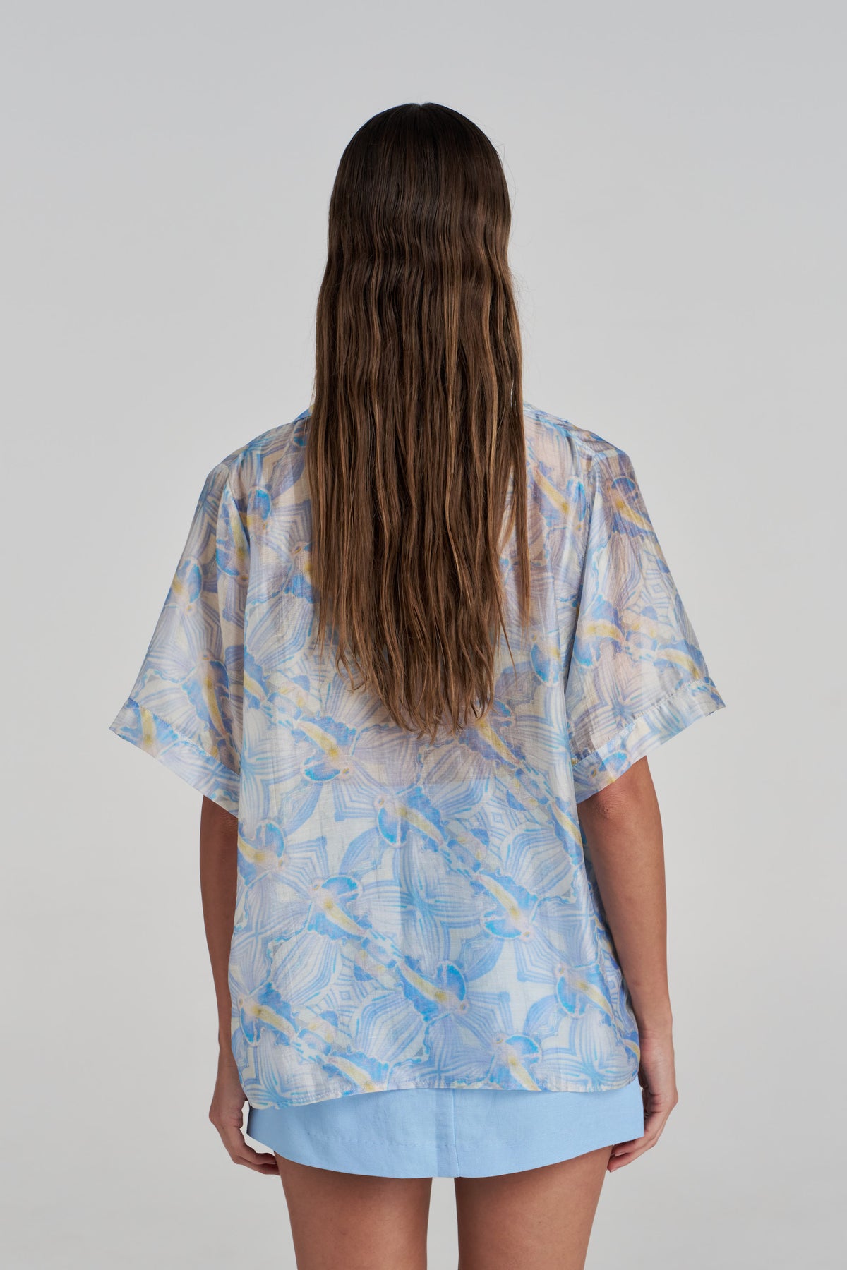 BOHO SS SHIRT - ORCHID PRISM