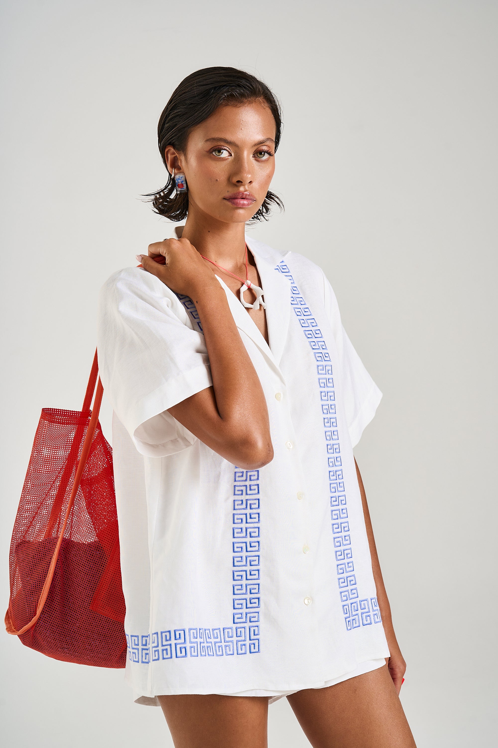 LINEN SHORT - SOL SCRIPT