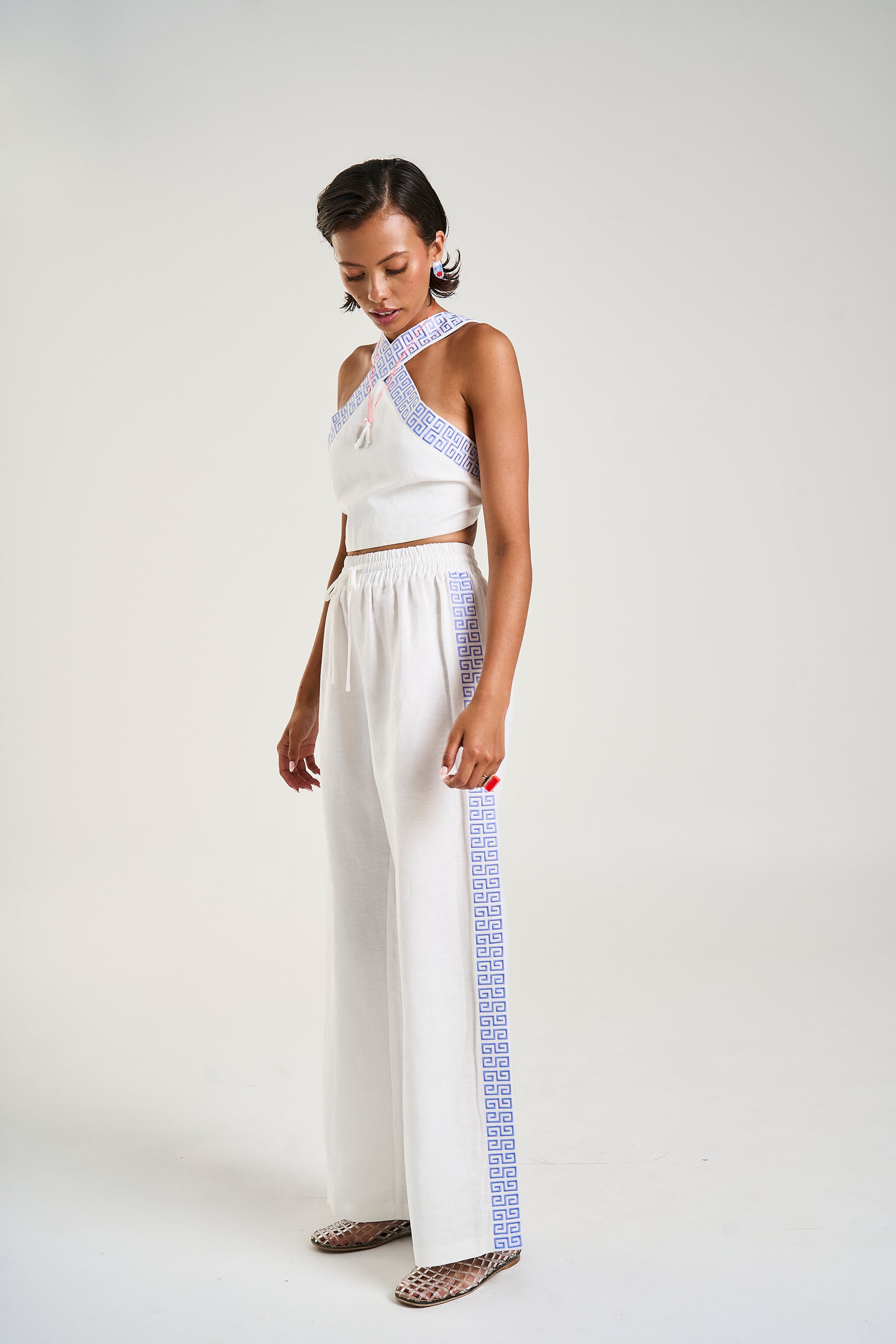 WIDE LEG PANT - SOL SCRIPT