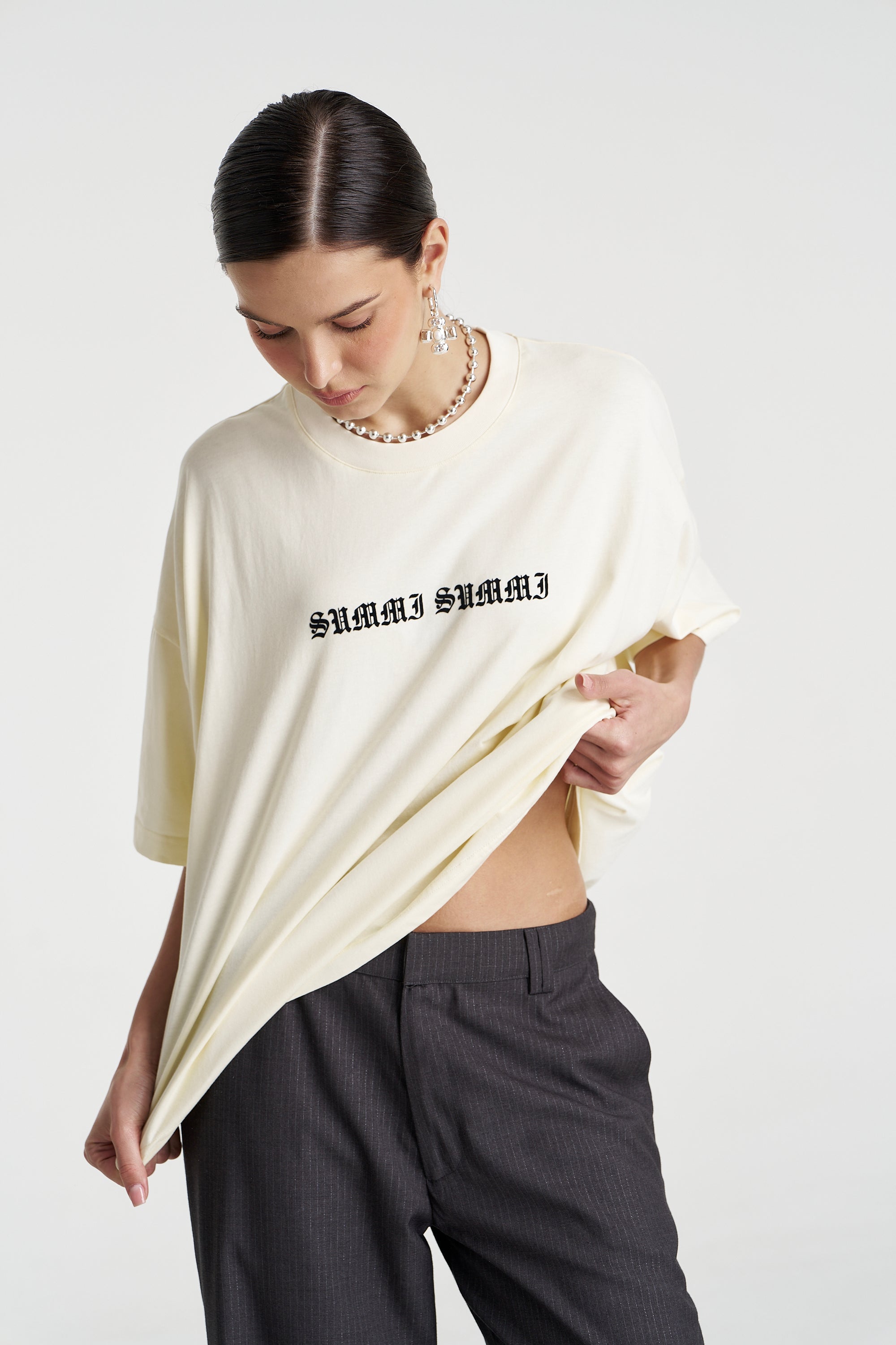 BUTTERFLY SS TEE - VANILLA
