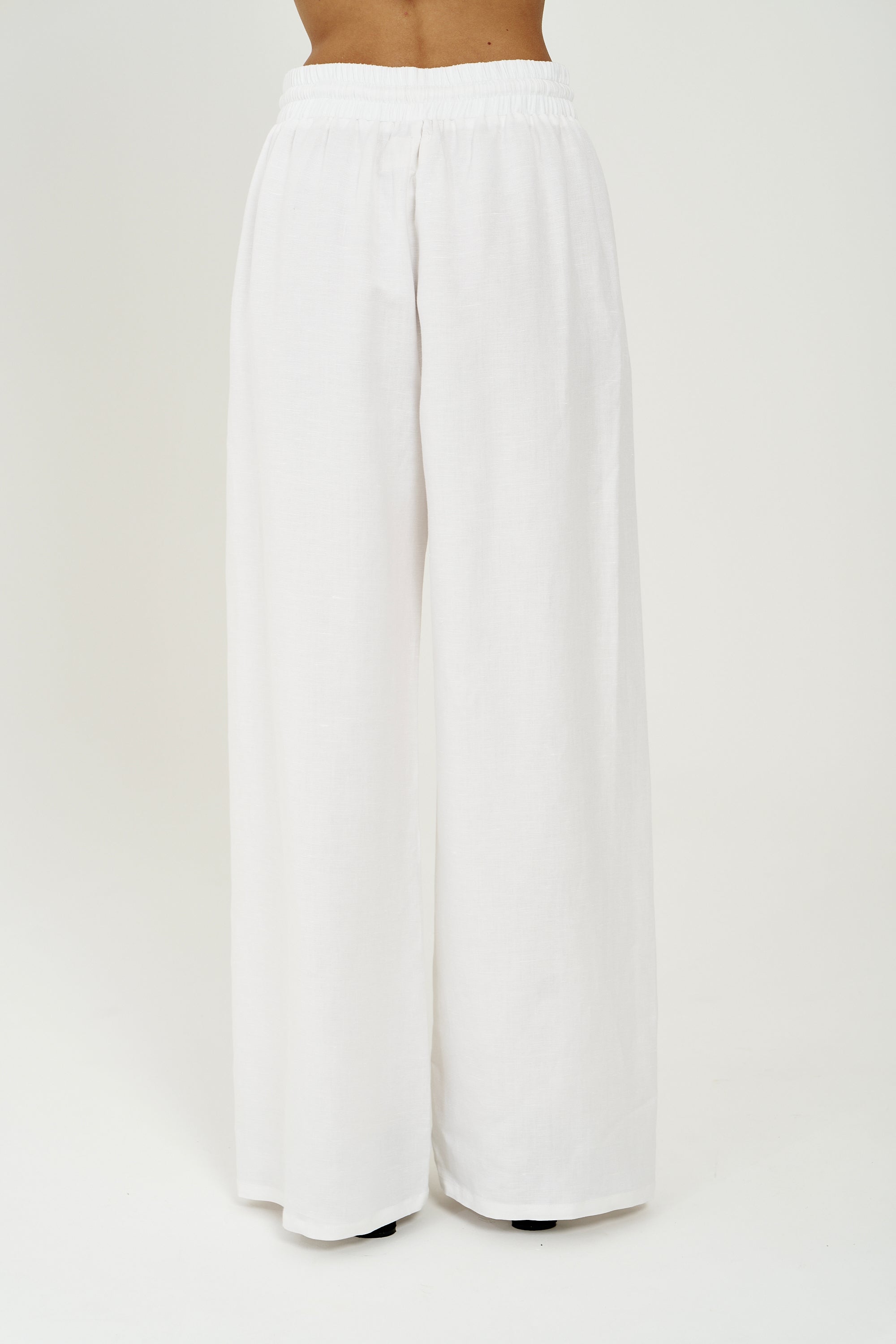 WIDE LEG PANT - WHITE