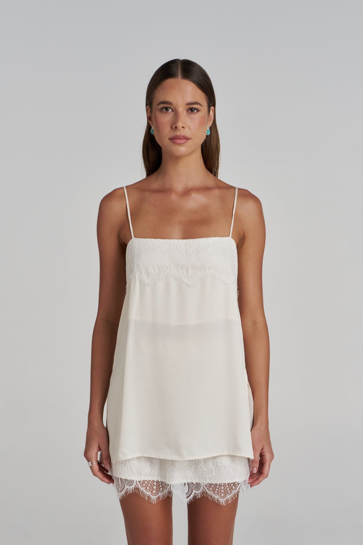FLORENCE SHIFT TOP - WHITE