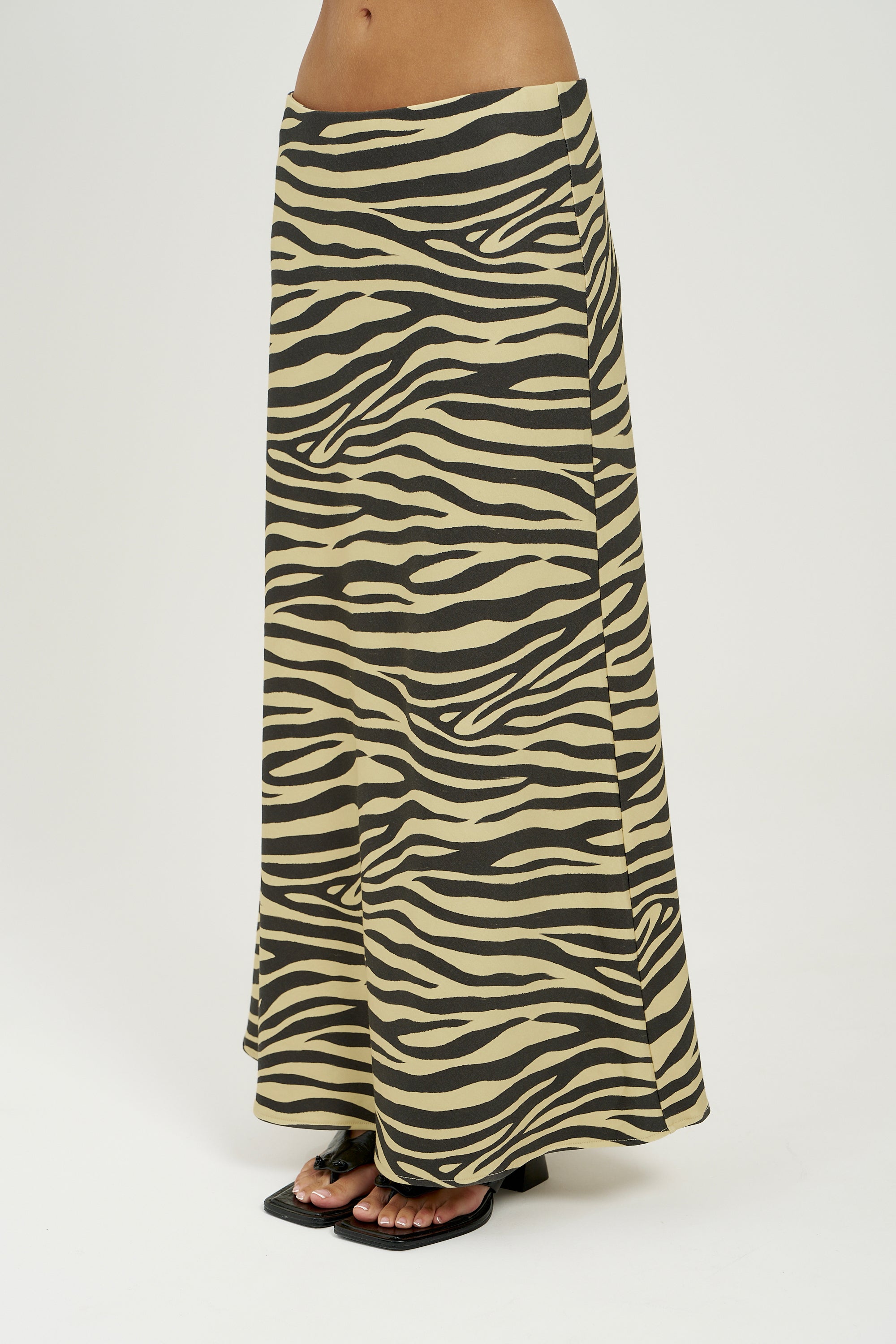 SLIP SKIRT - ZEBRA
