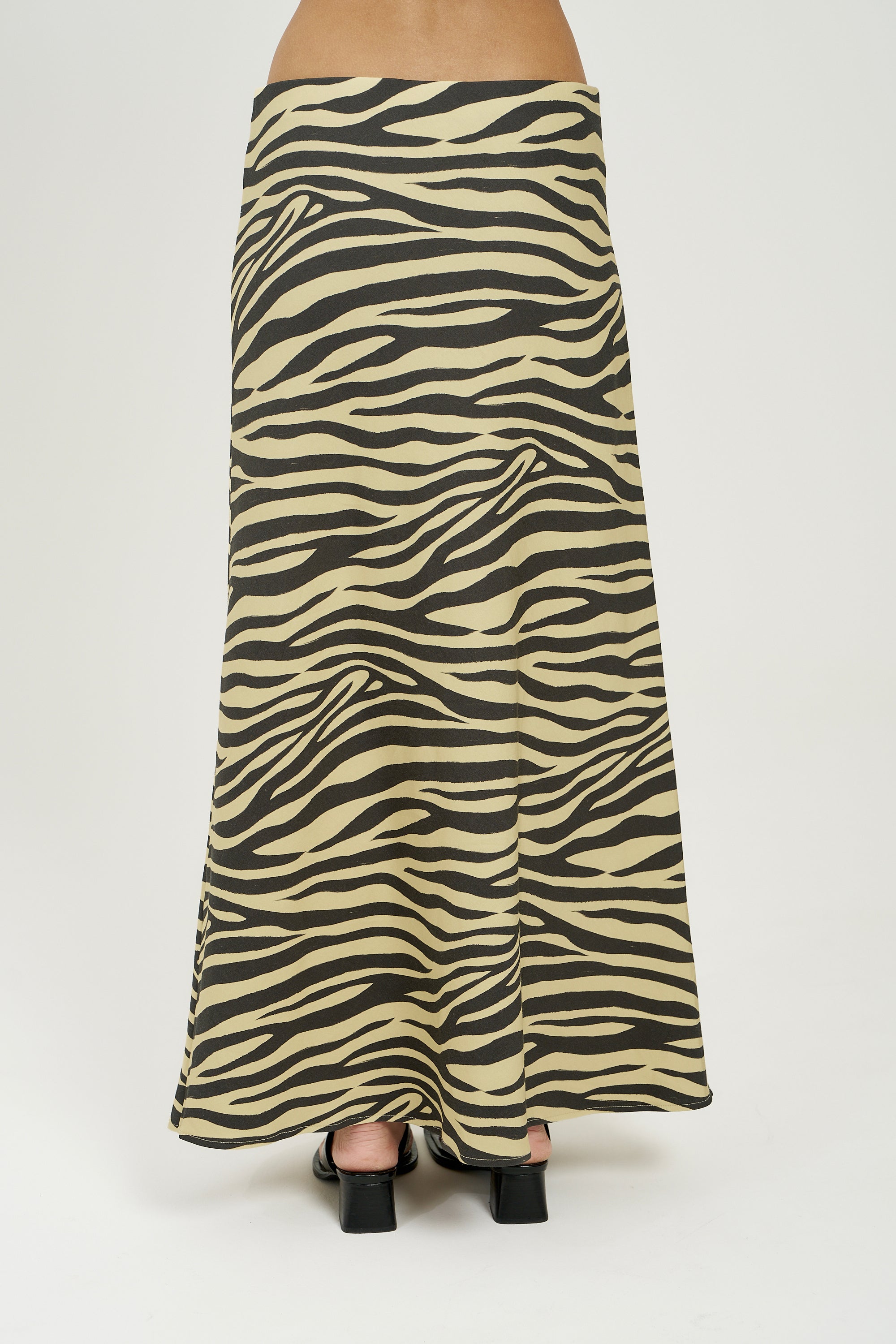 SLIP SKIRT - ZEBRA