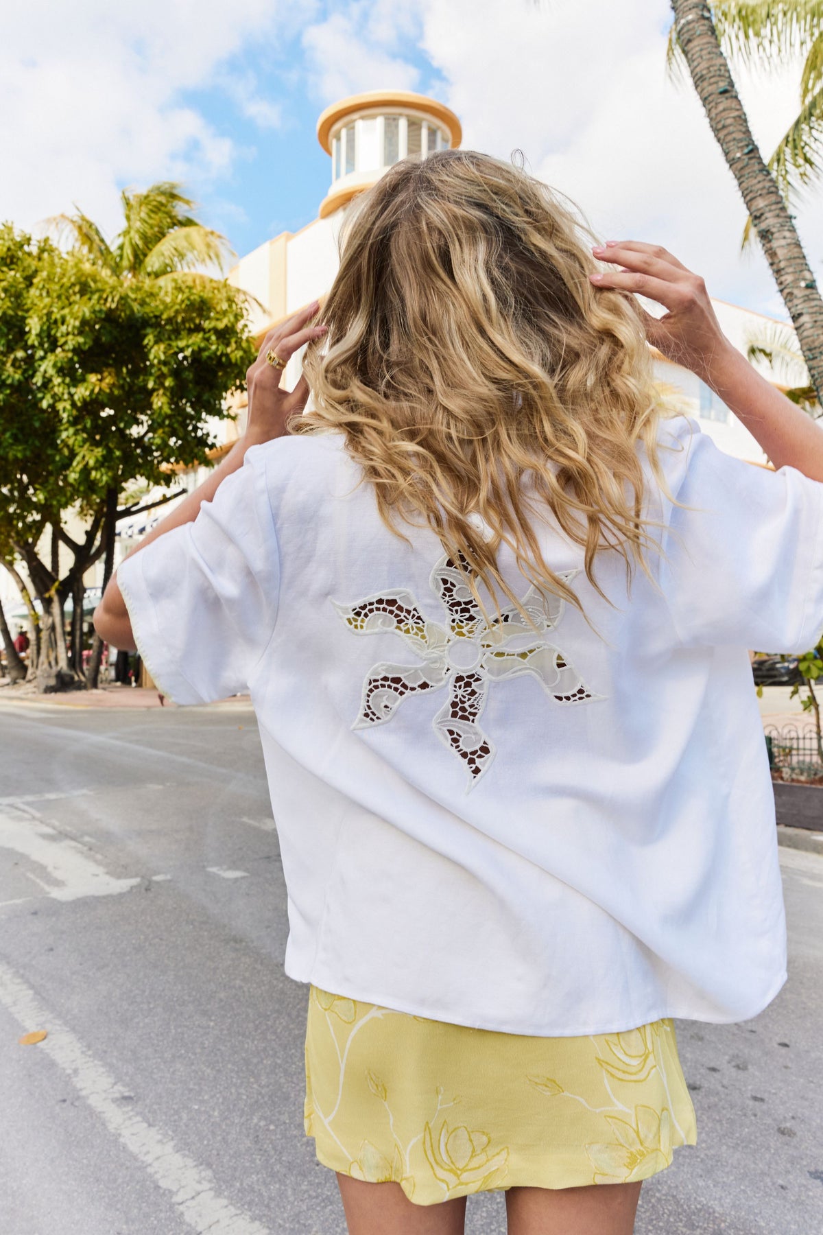SS ANGLAISE SHIRT - WHITE