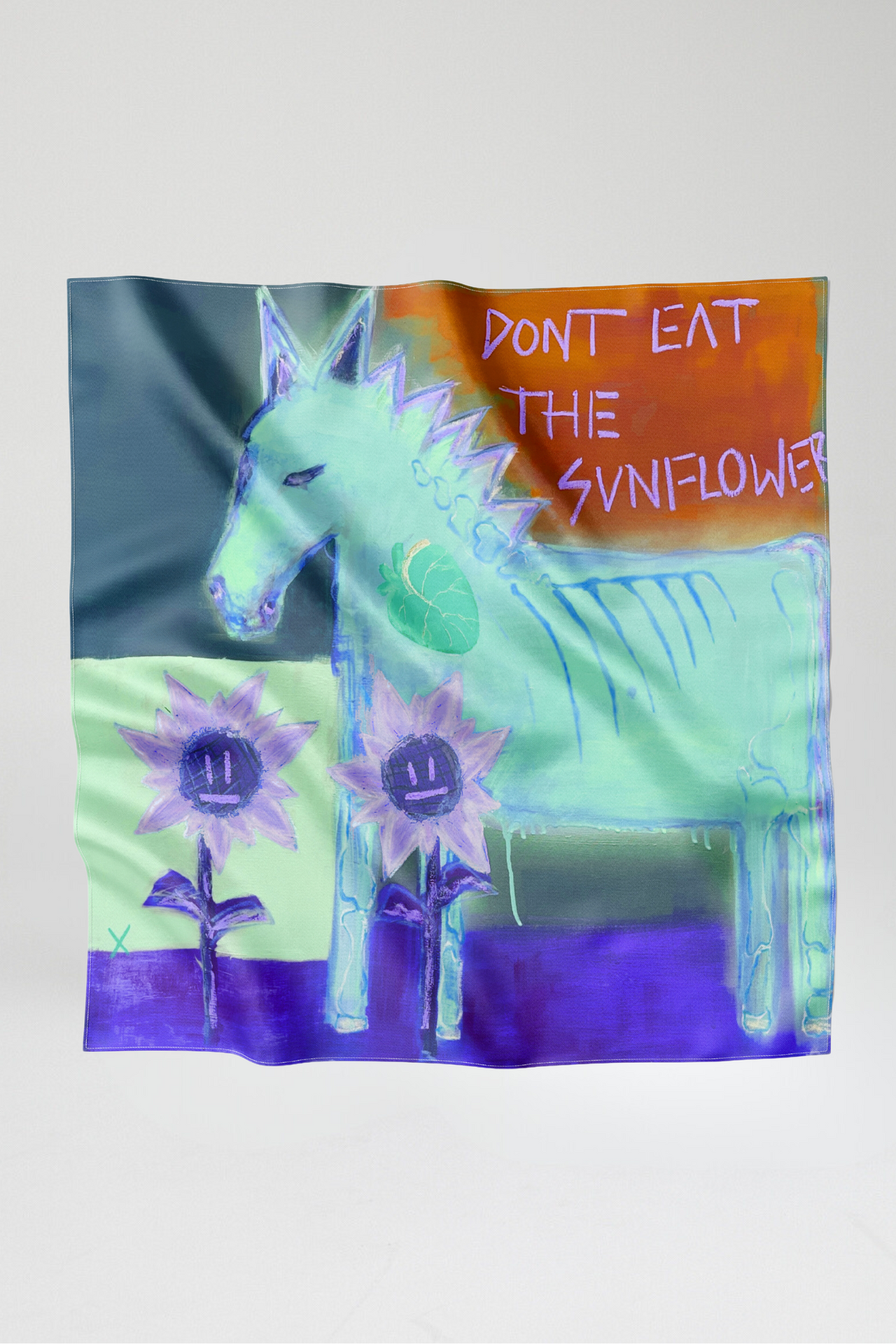 SCARF - DON'T EAT THE SUNFLWRS