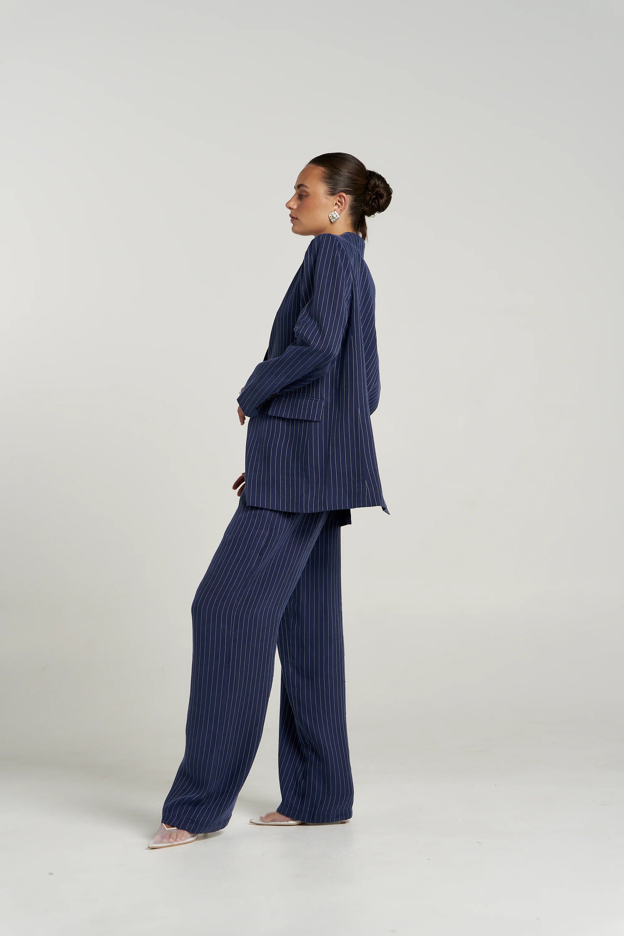 BOSS PANT - NAVY PINSTRIPE
