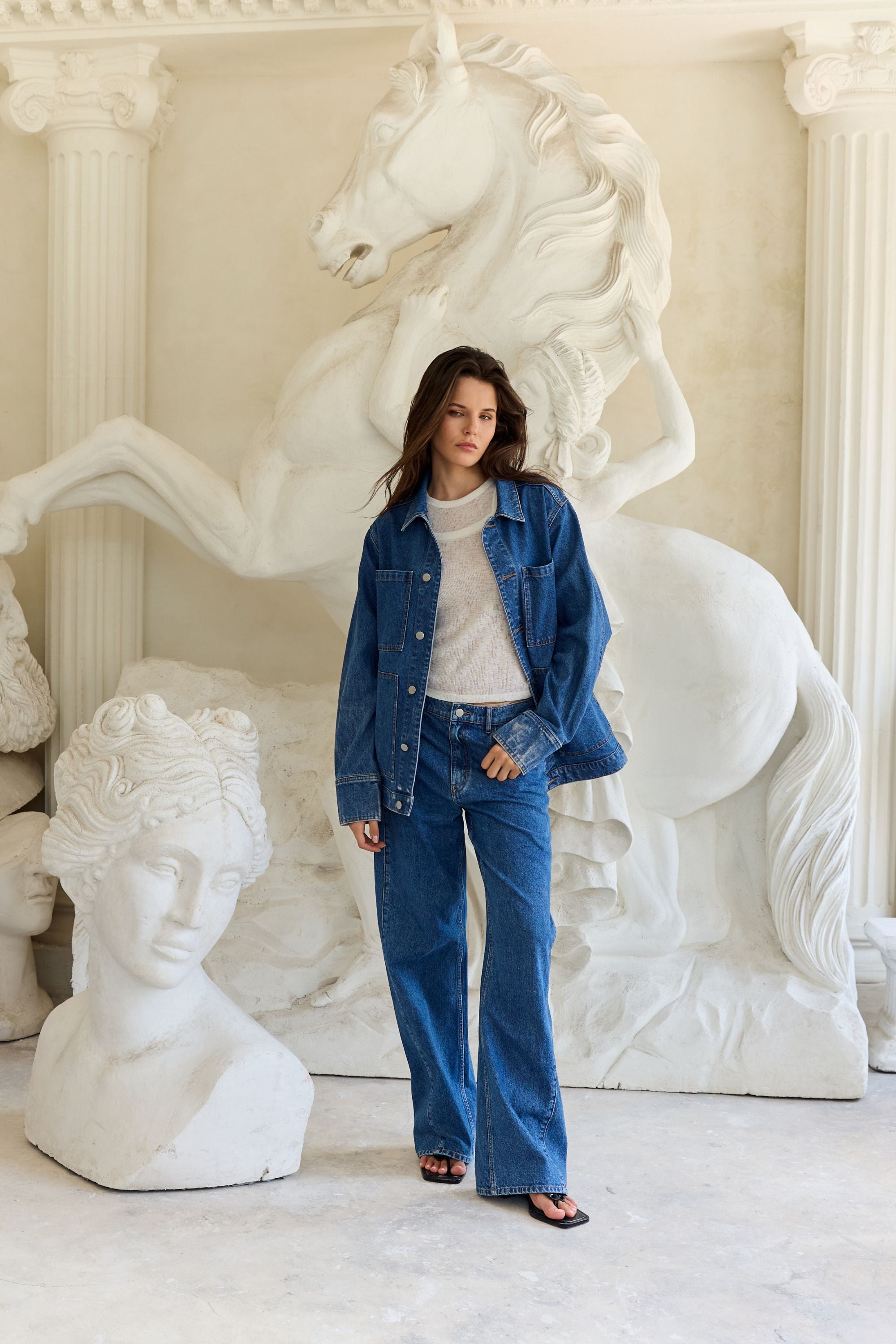 DENIM JACKET - BLEU