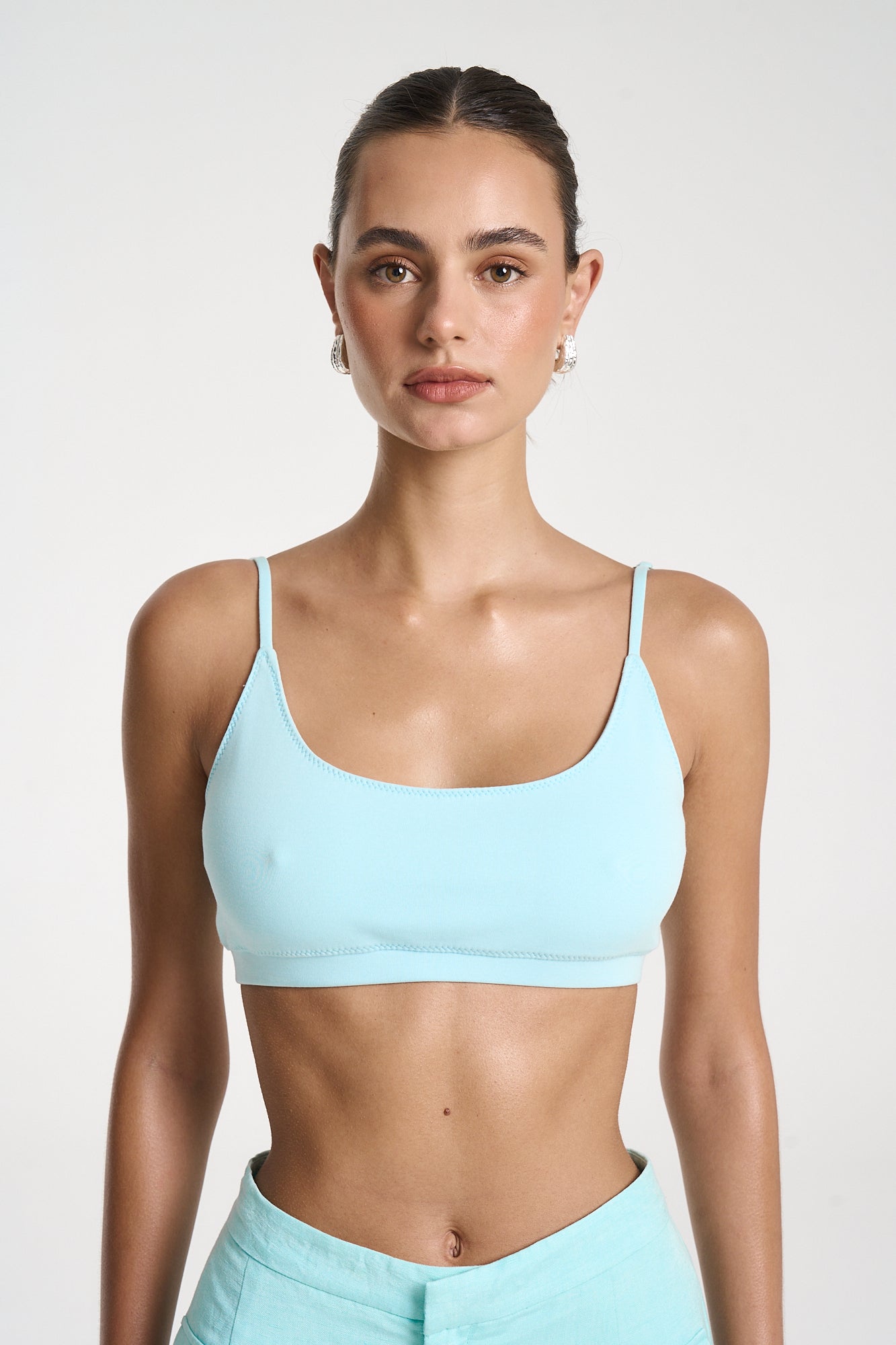 SPORTS CROP  - AQUA