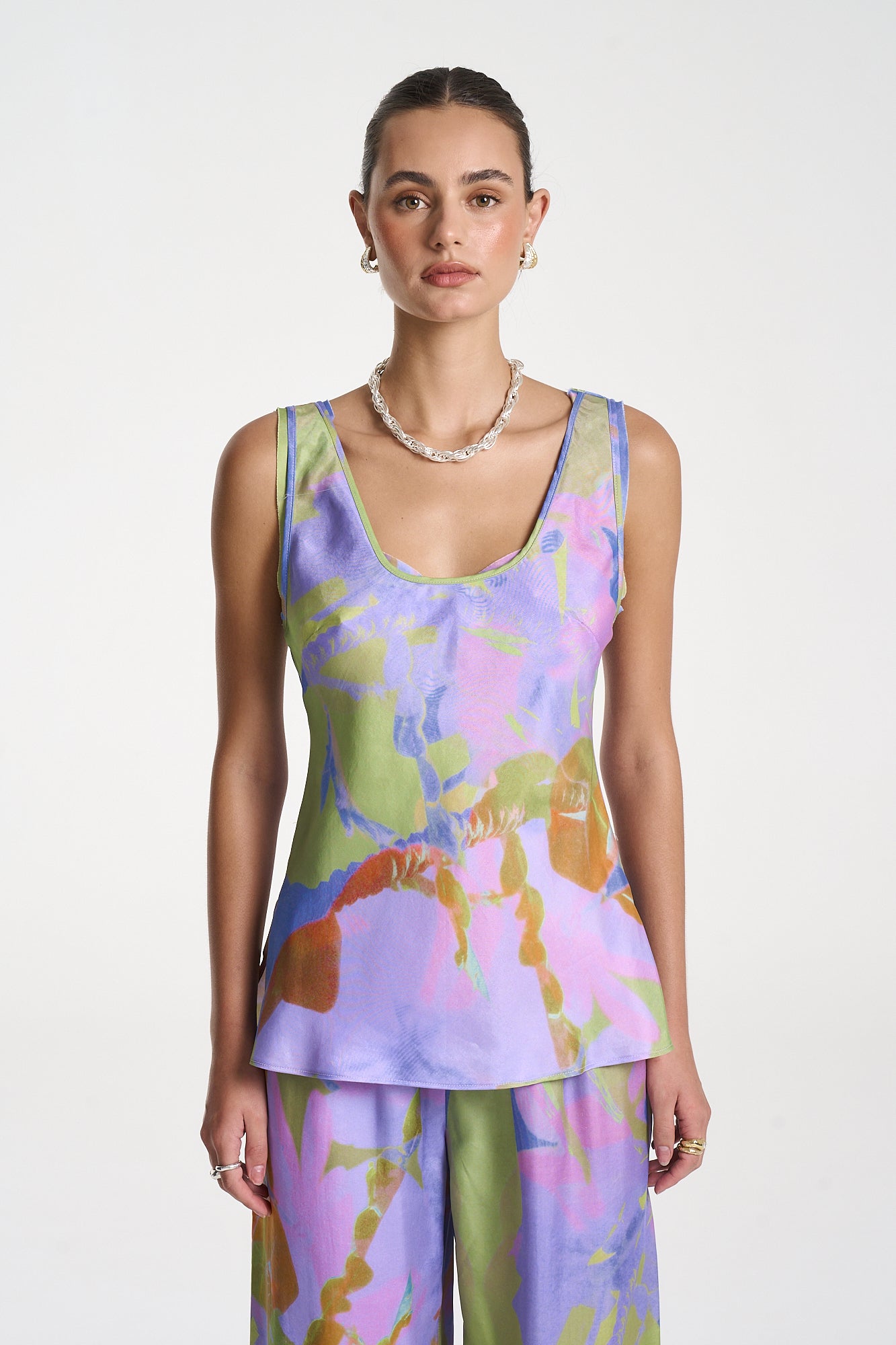 SCOOP NECK CAMI - BANANAS