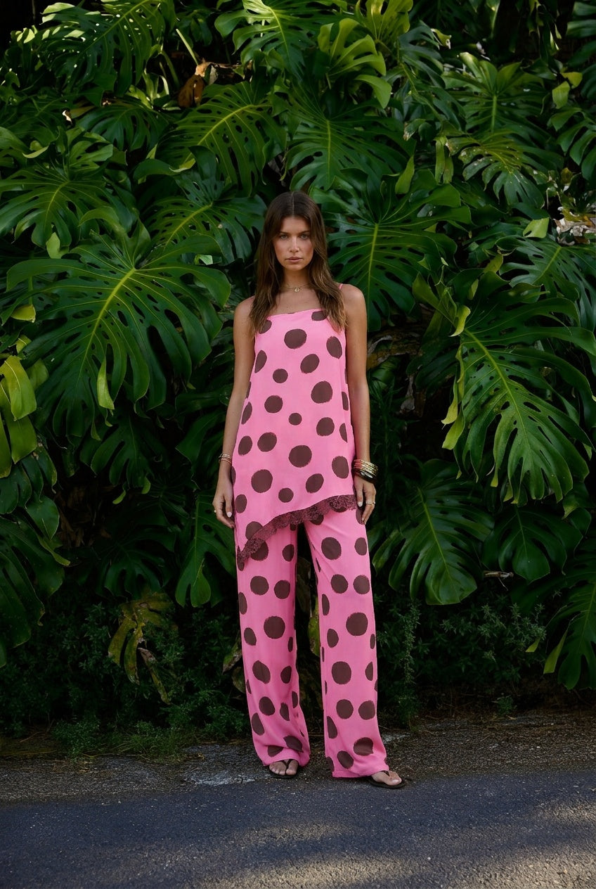 ASYM SHIFT TOP - BIG DOTTY
