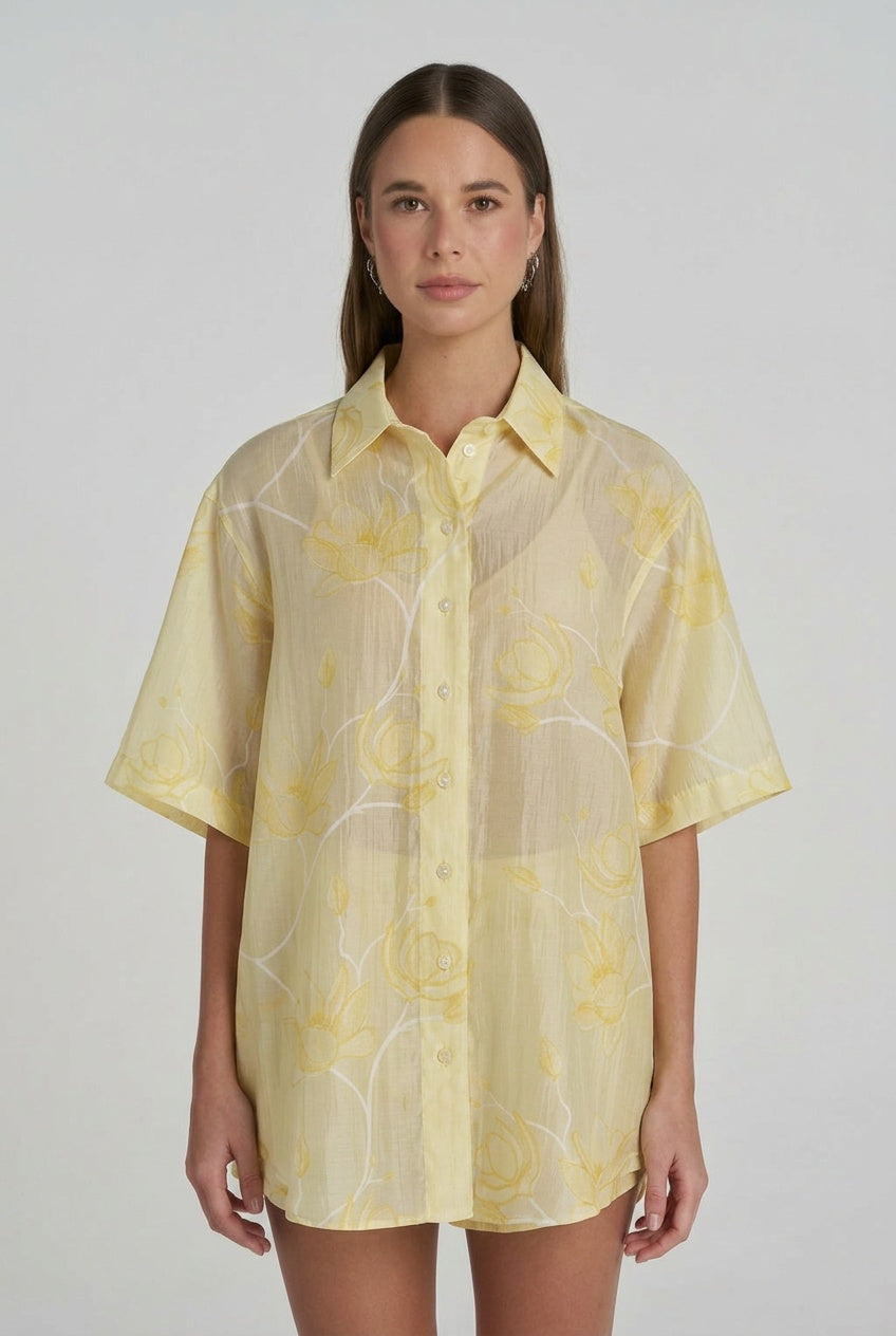 BIG SS SHIRT - MAGNOLIA