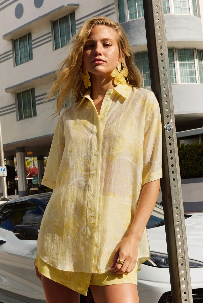 BIG SS SHIRT - MAGNOLIA