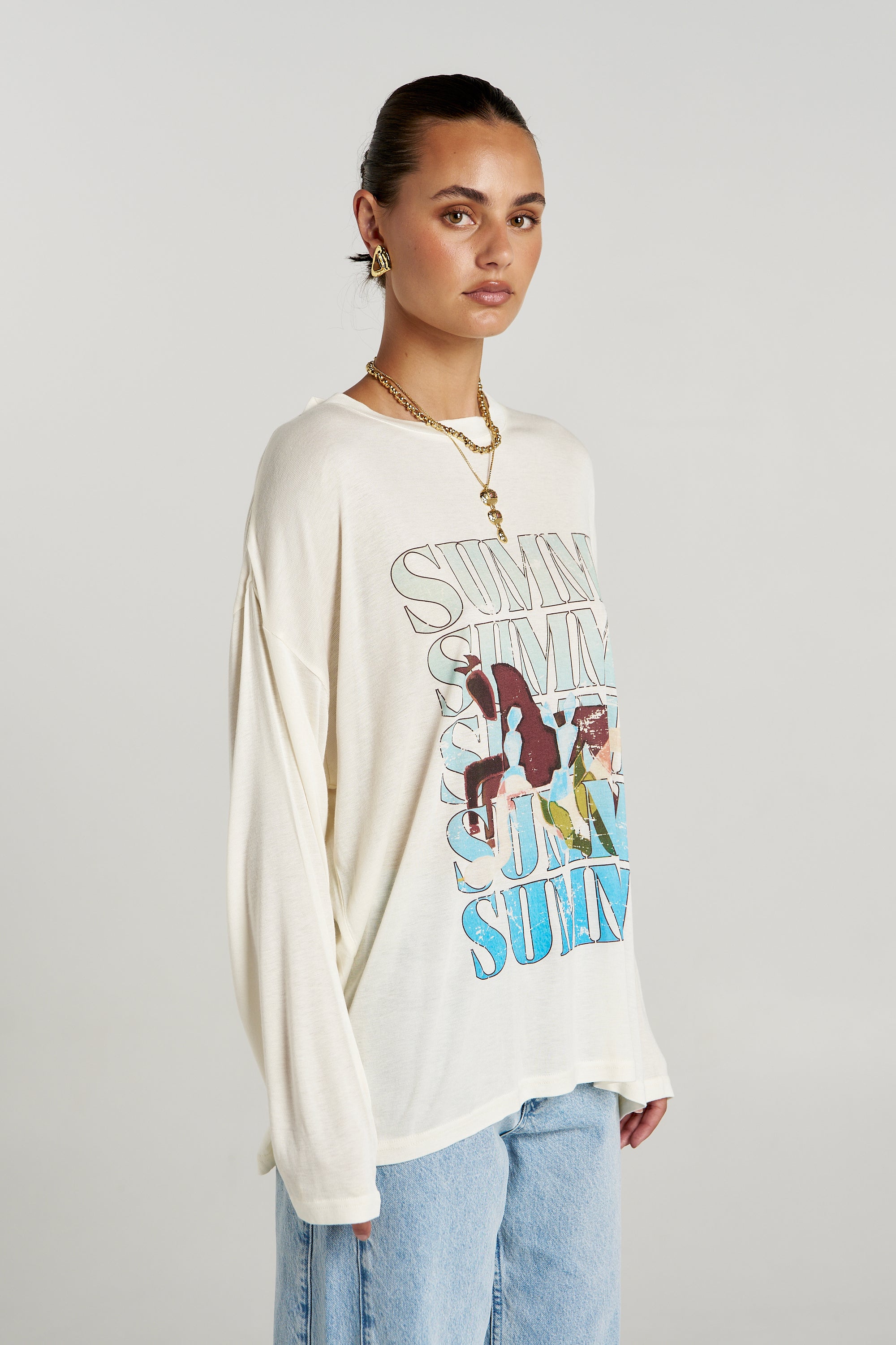 OS LS TEE - WONDERLAND