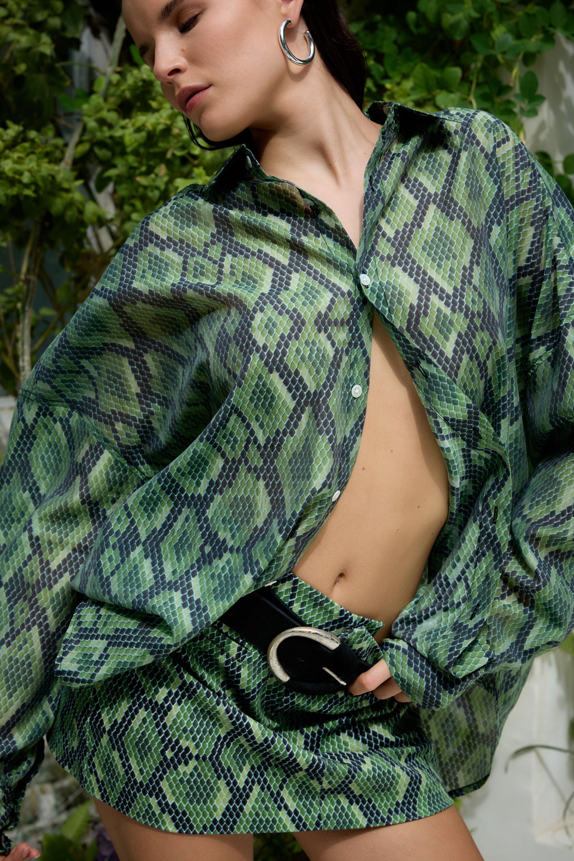 SHEER LS SHIRT - VIPER