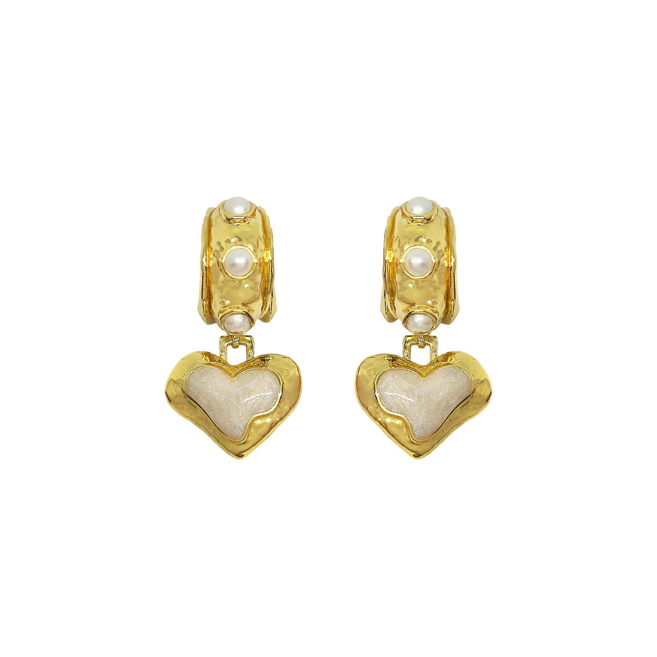 ELENA EARRINGS GOLD - MOUNTAIN & MOON