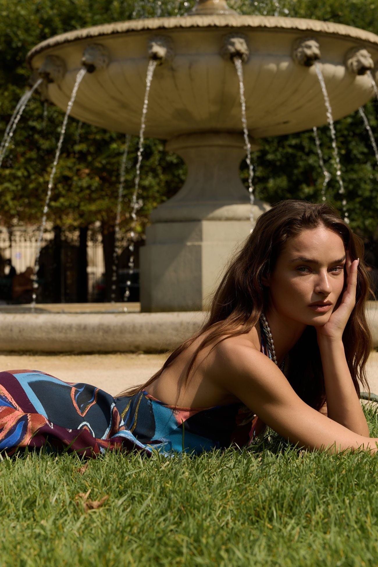 ZOE MAXI DRESS - BORDEAUX