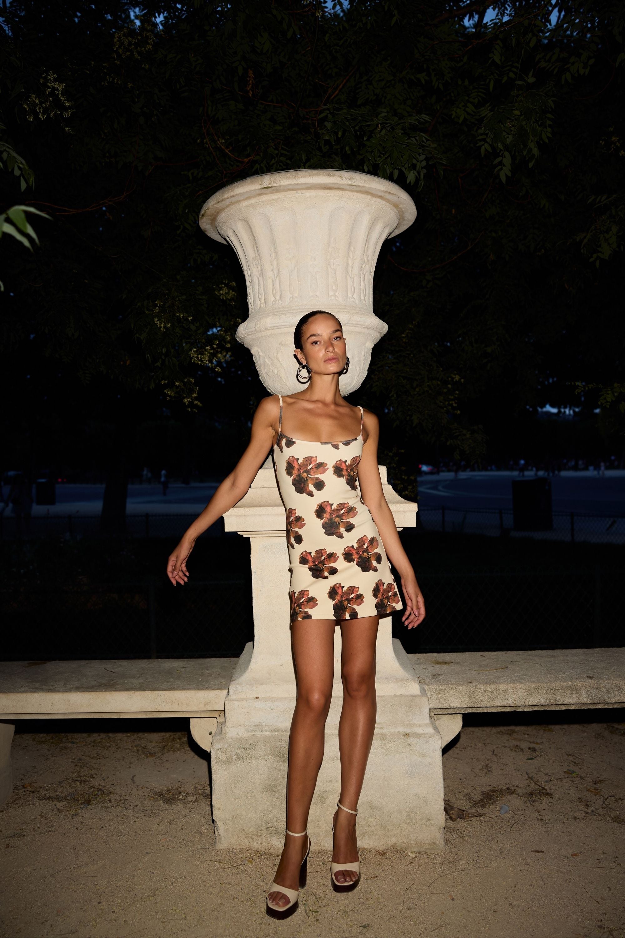 A LINE MINI DRESS - BUTTER FLEUR