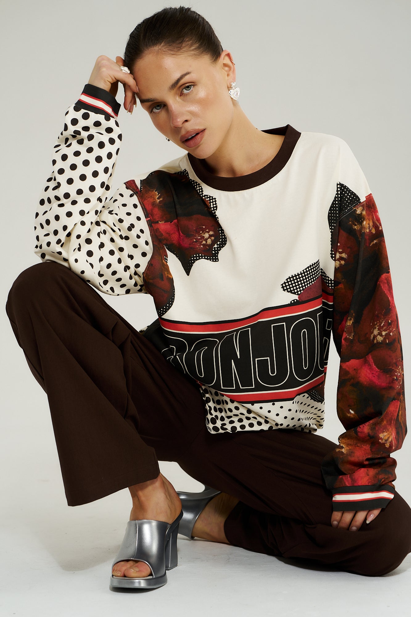 LS RACER TEE - CHOCOLAT CHOUX