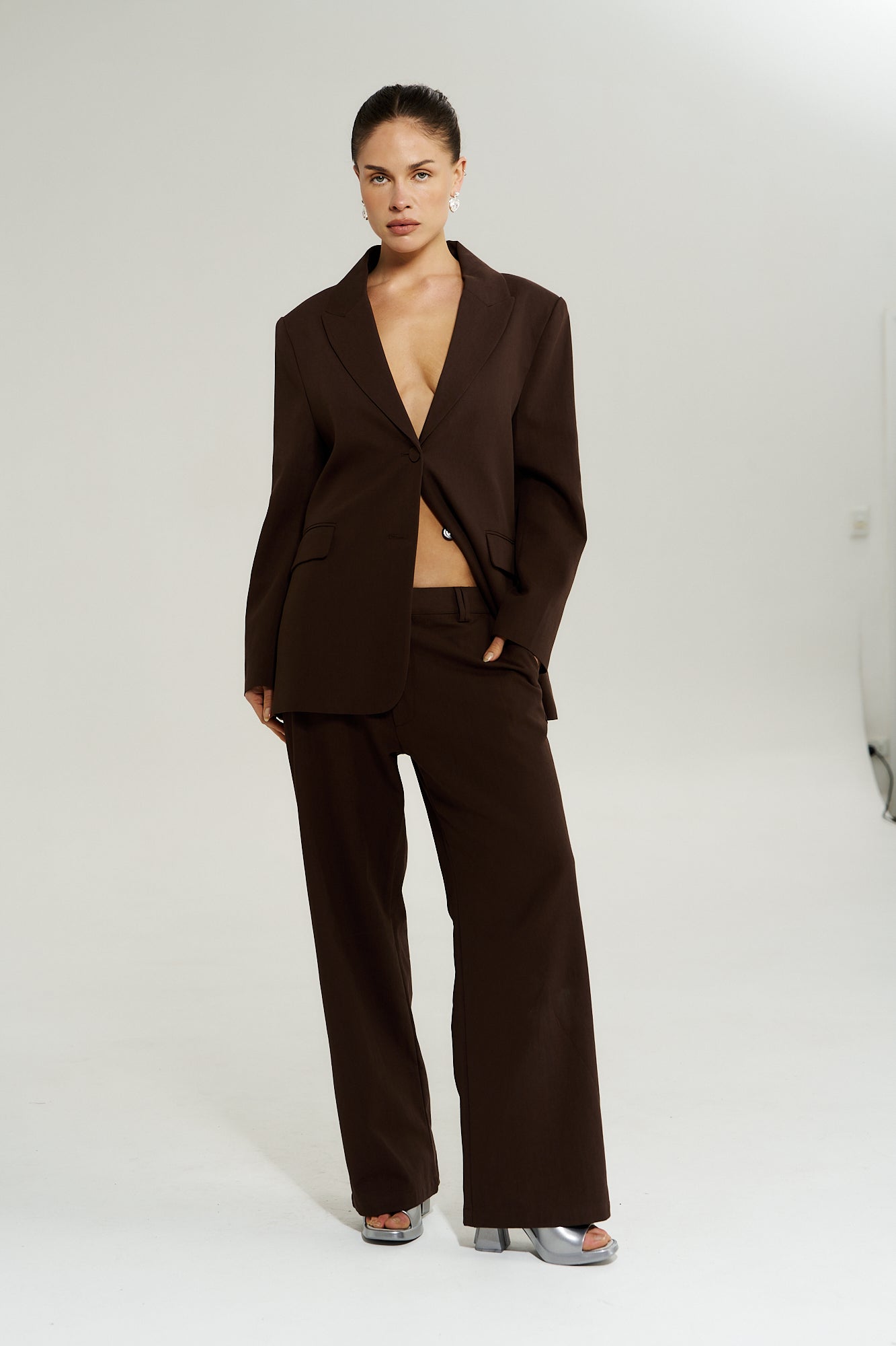 SUIT PANT - CHOCOLAT